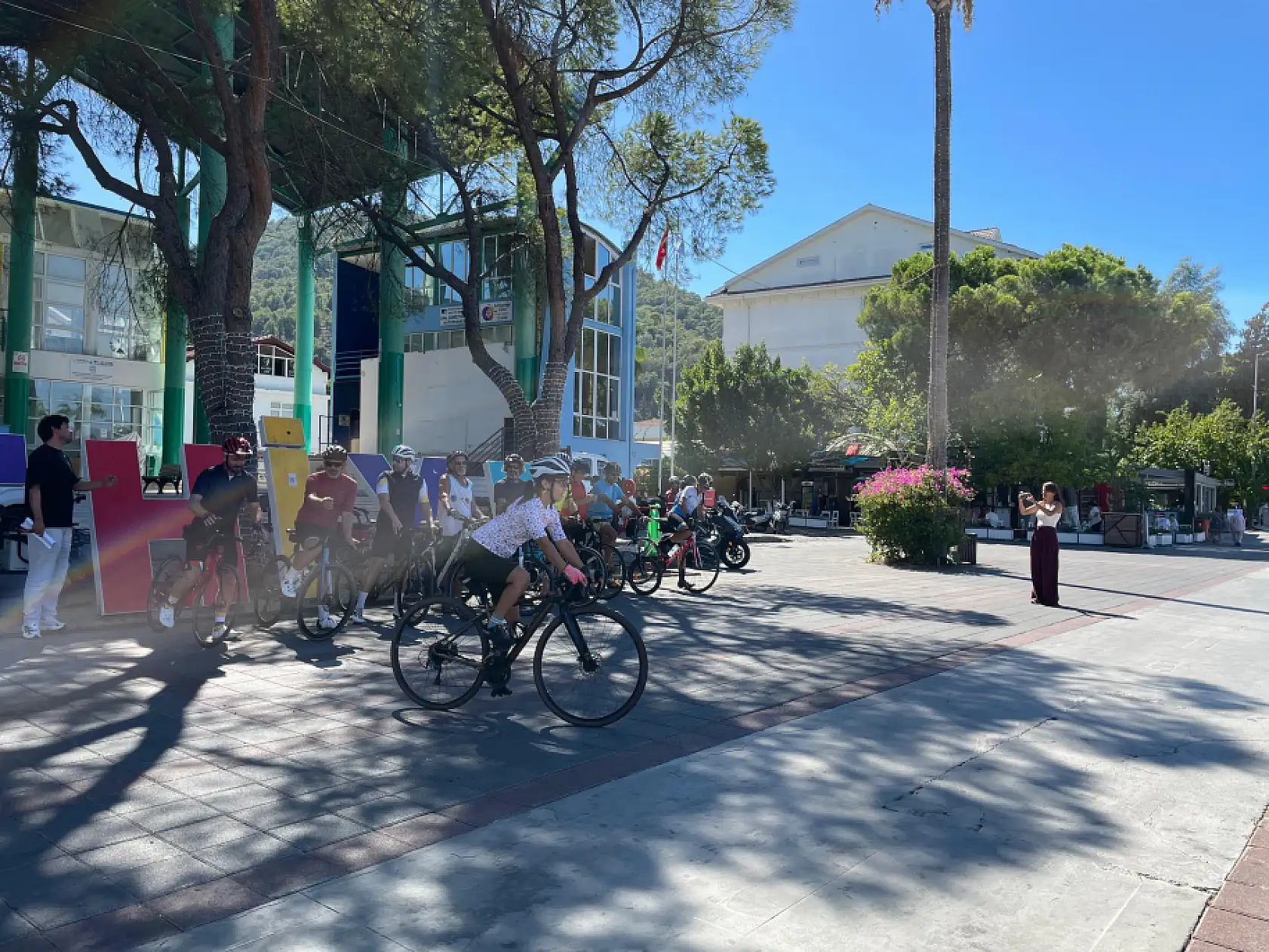 Fethiye'de Avrupa Hareketlilik Haftası'nda Bisiklet Sürüşü Etkinliği