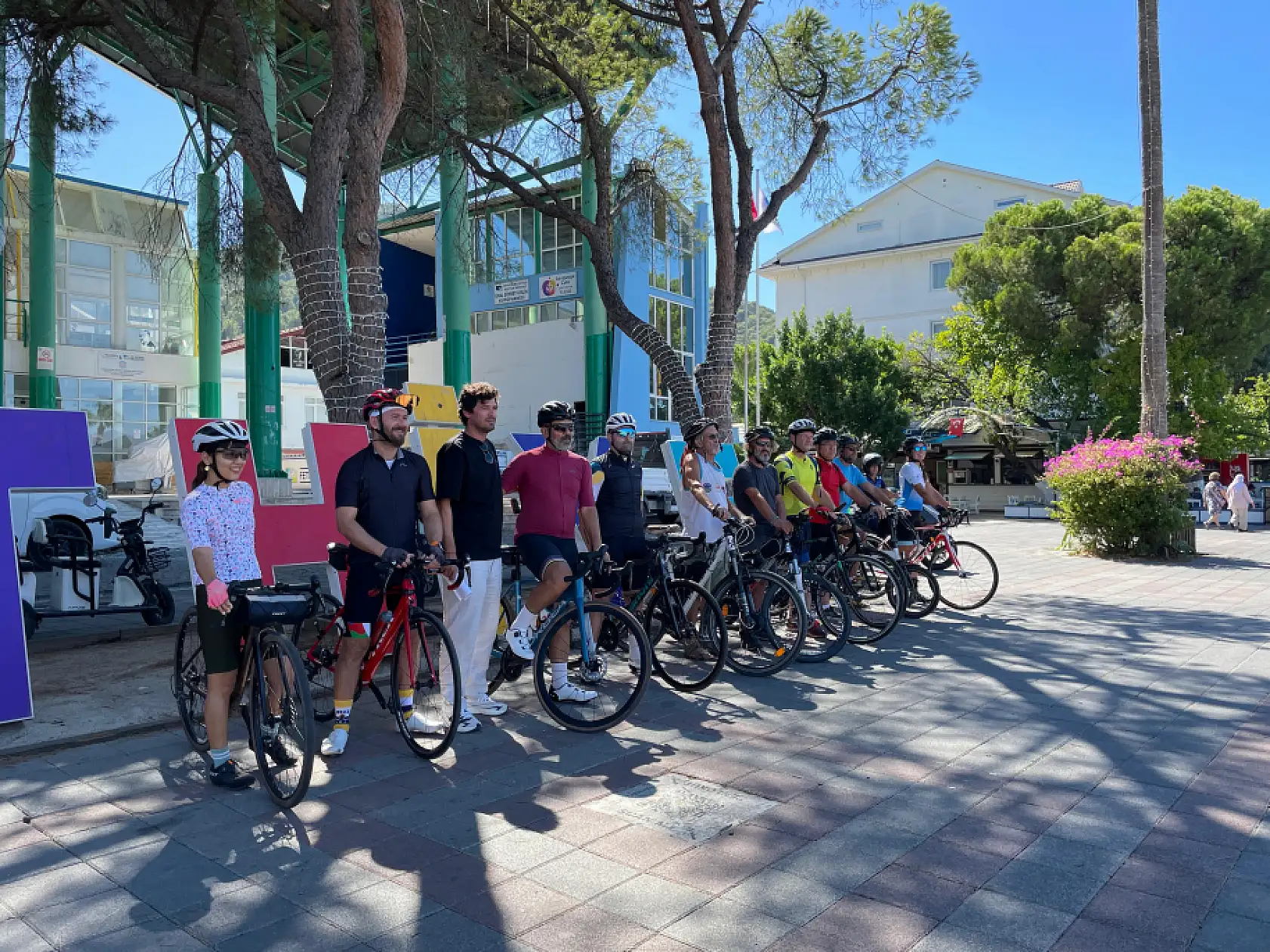 Fethiye'de Avrupa Hareketlilik Haftası'nda Bisiklet Sürüşü Etkinliği