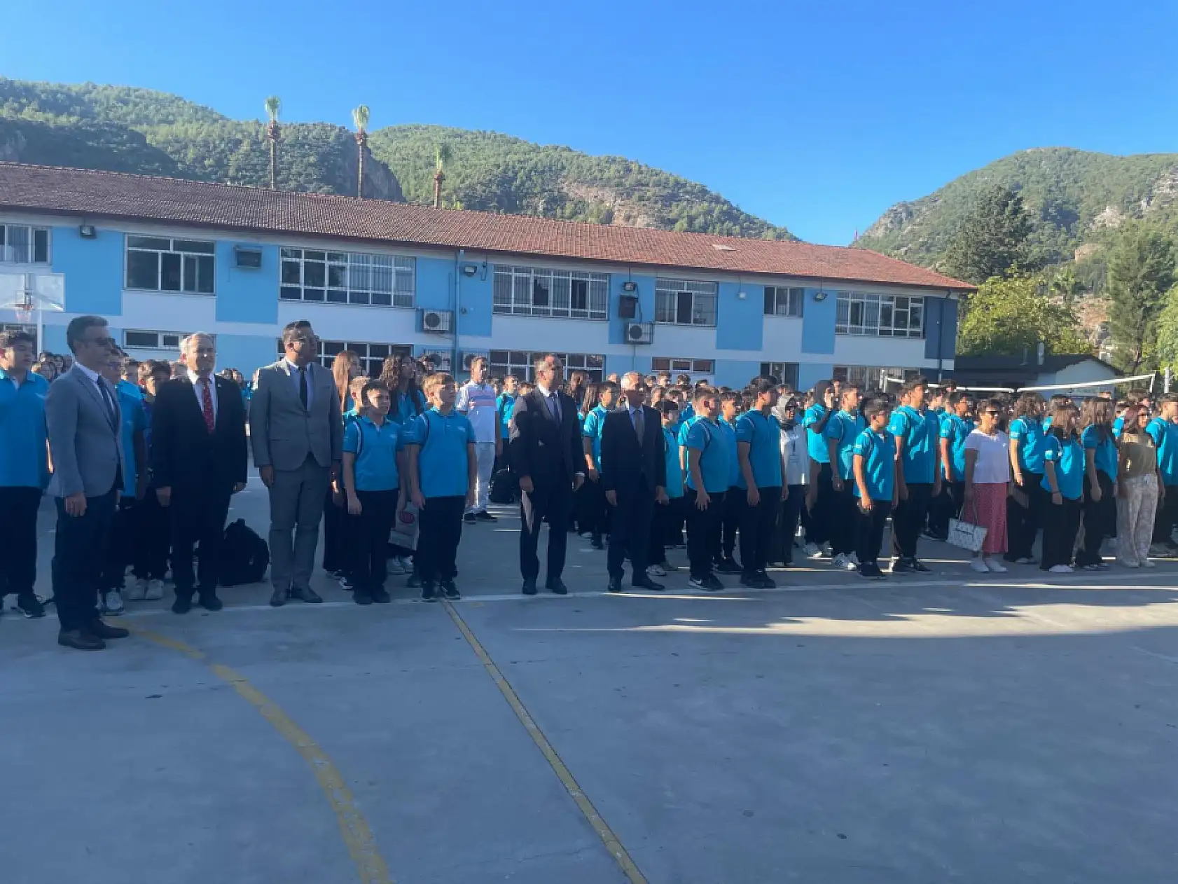 Fethiye Kaymakamı Fatih Akkaya Bayrak Törenine Katıldı