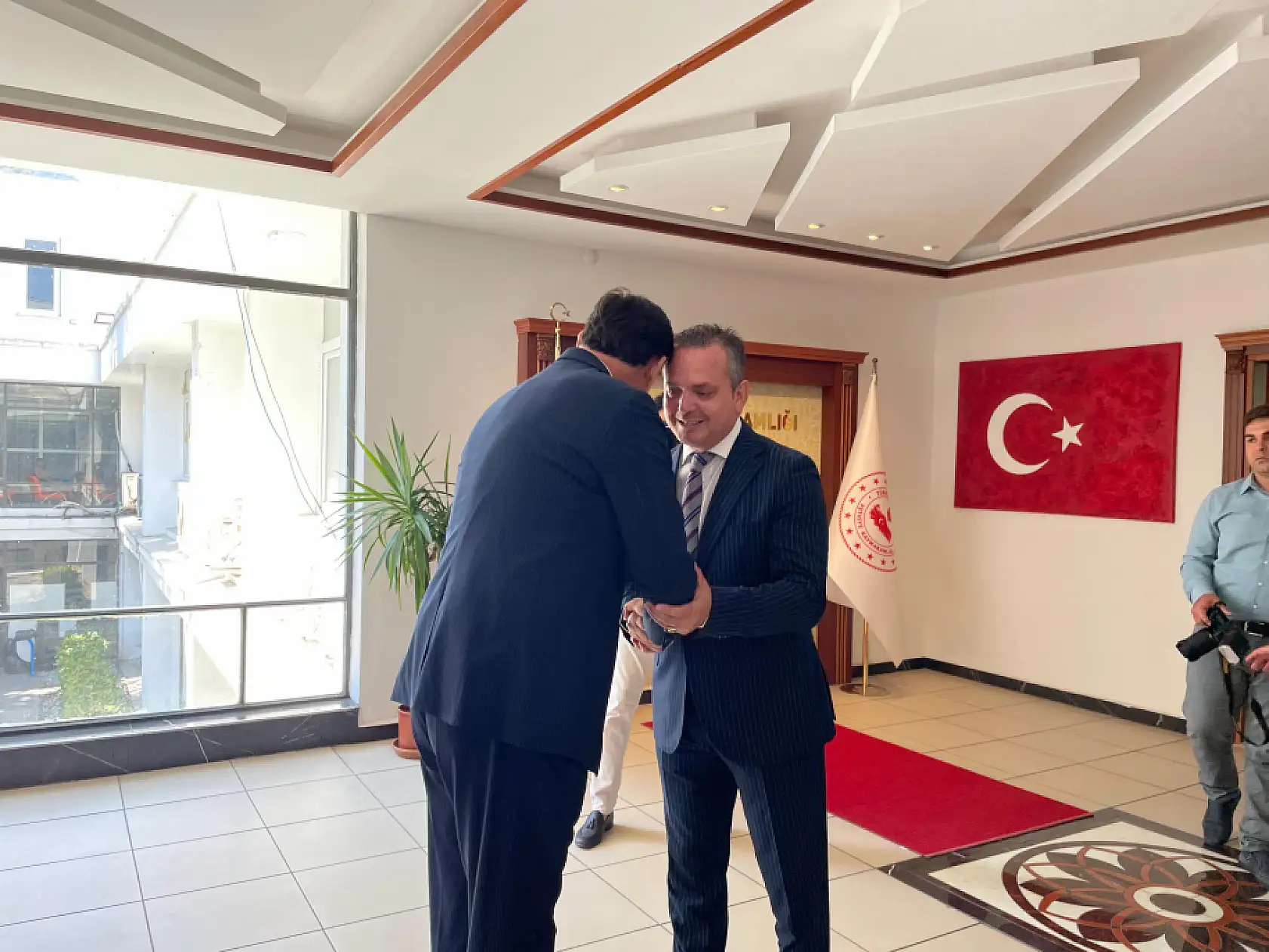 Başkan Karaca'dan Kaymakam Akkaya'ya Ziyaret