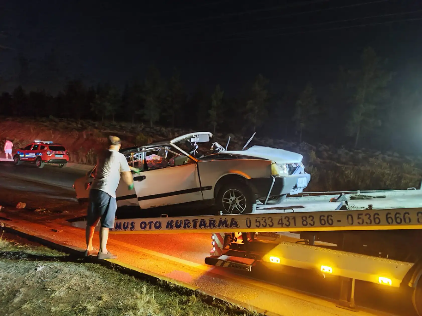 Fethiye Çevre Yolu Çırpı Mevkiinde Trafik Kazası