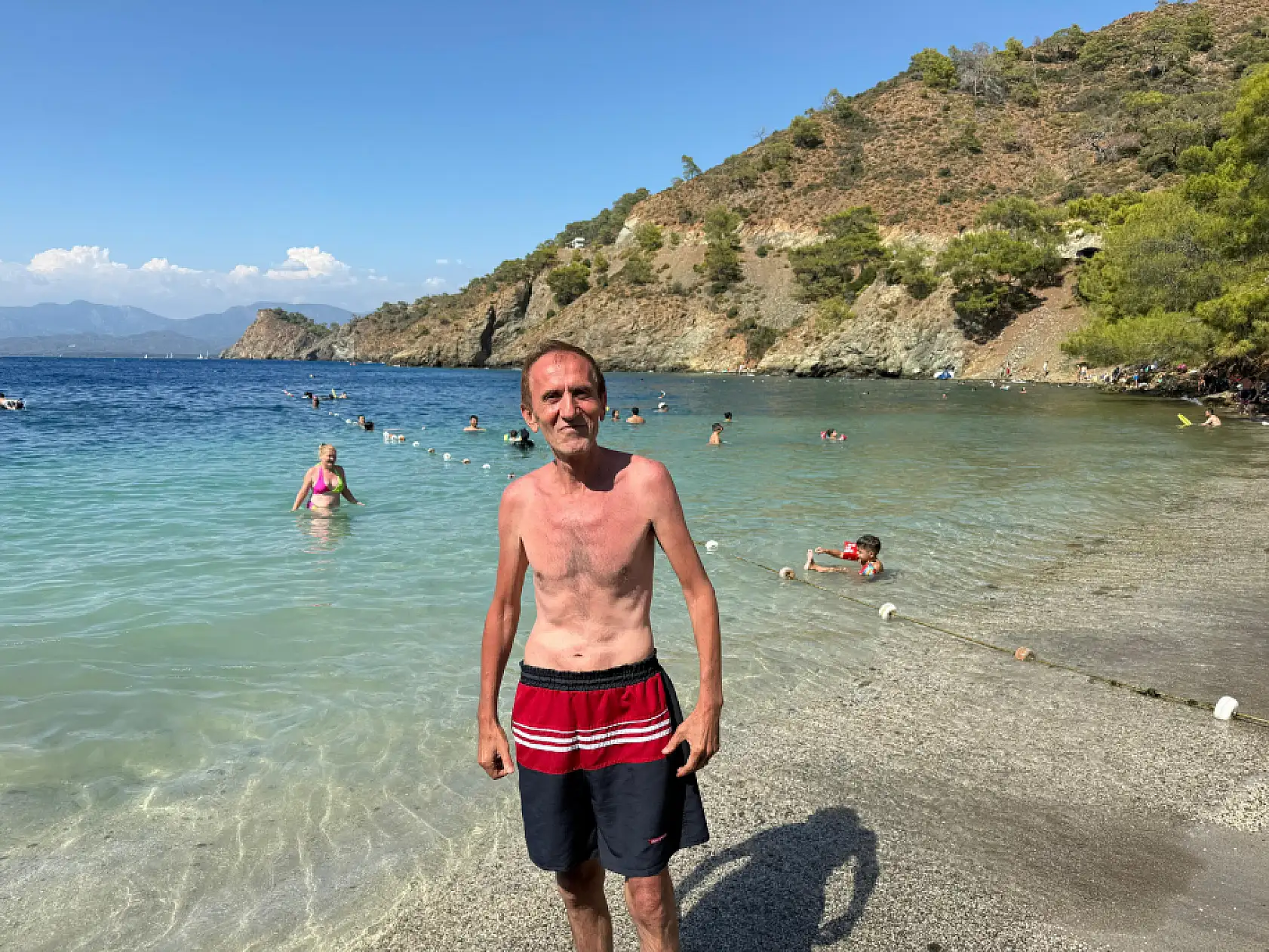 Eylül ayında Fethiye plajlarında turist yoğunluğu sürüyor