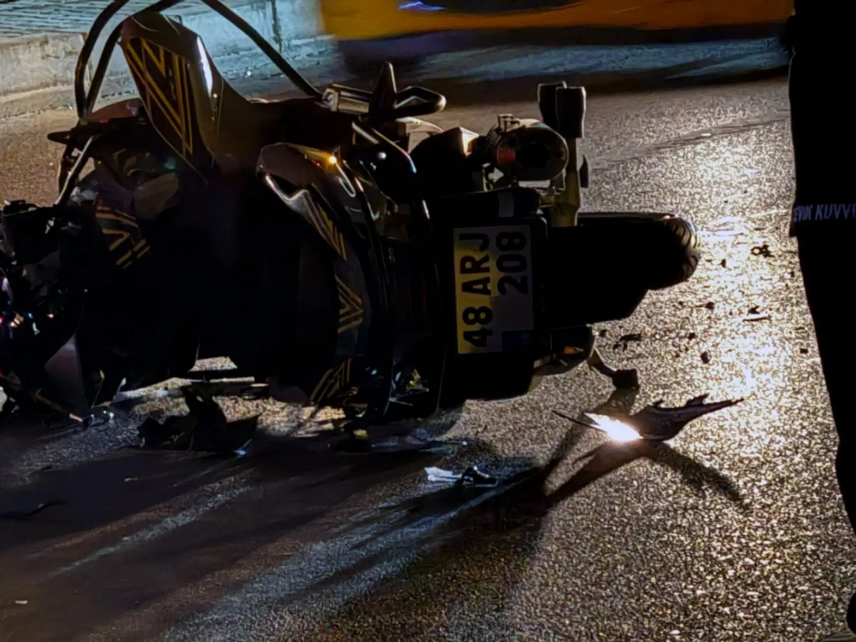 Fethiye'de motosiklet sürücüsü yaşamını yitirdi