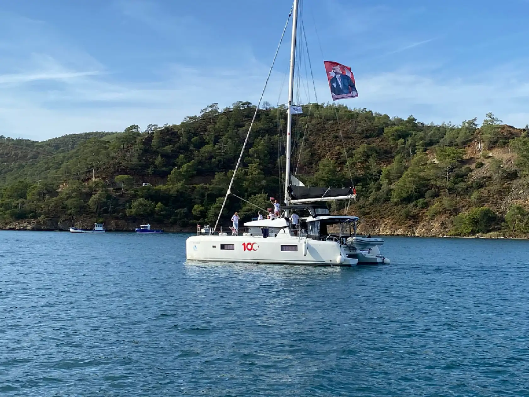 Fethiye'de Teknelerden 100. Yıl Konvoyu