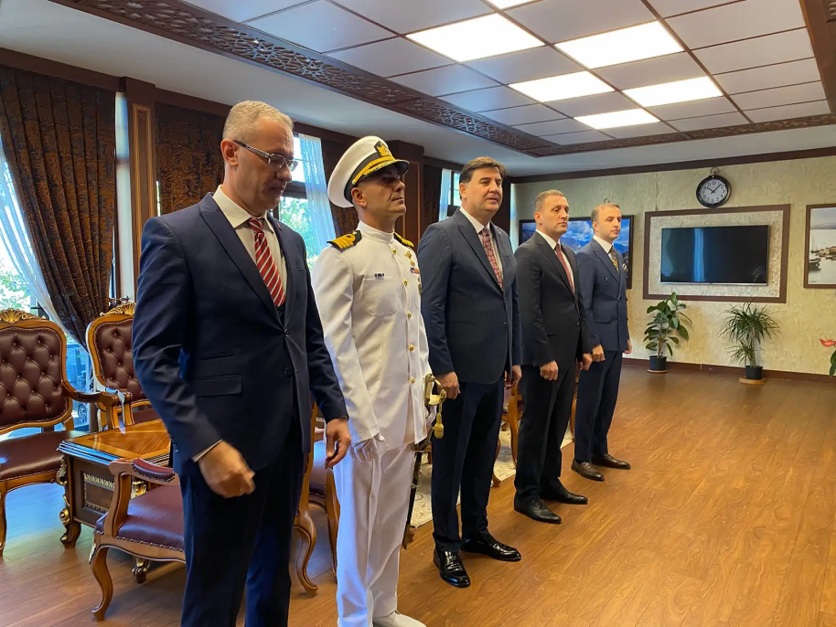 Fethiye Kaymakamlığı'nda Cumhuriyet Bayramı Bayramlaşma Töreni Gerçekleştirildi