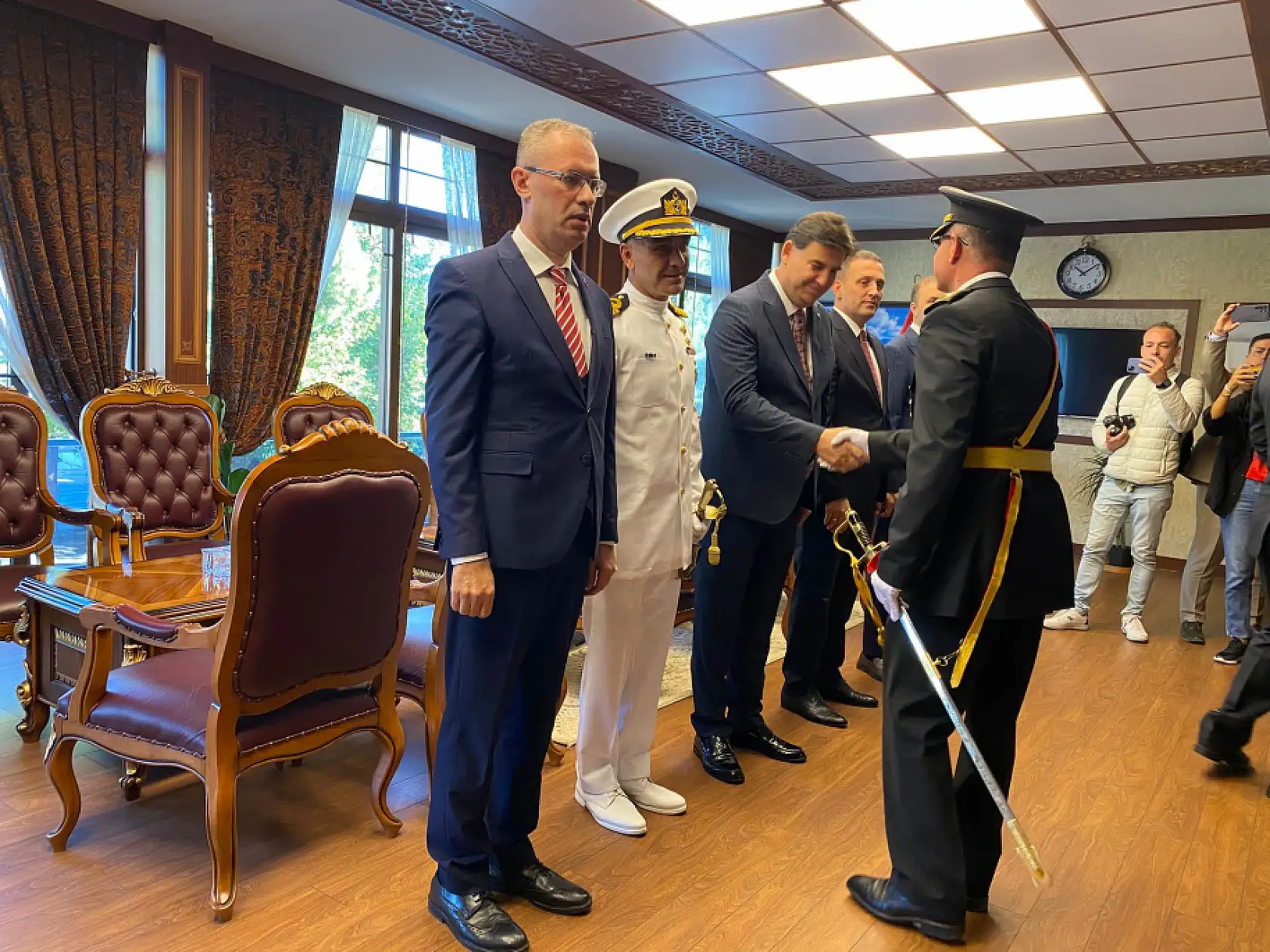 Fethiye Kaymakamlığı'nda Cumhuriyet Bayramı Bayramlaşma Töreni Gerçekleştirildi