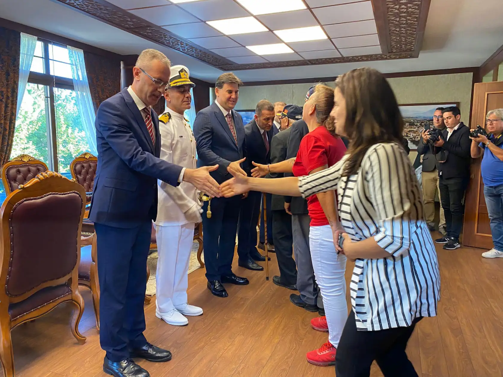 Fethiye Kaymakamlığı'nda Cumhuriyet Bayramı Bayramlaşma Töreni Gerçekleştirildi