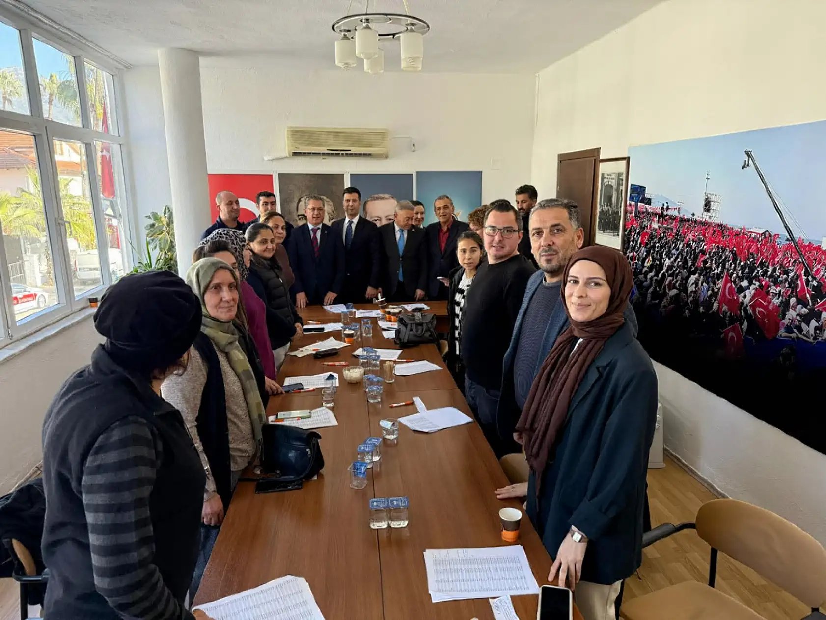 Laçin, Ayağının Tozuyla Teşkilatları Ziyaret Etti