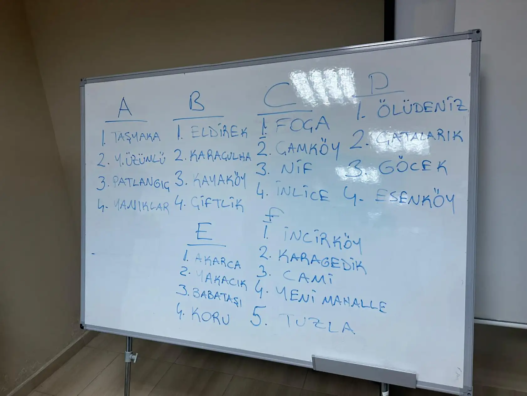 Fethiye'de Mahalleler Arası Futbol Turnuvası'nın Kura Çekimi Gerçekleşti