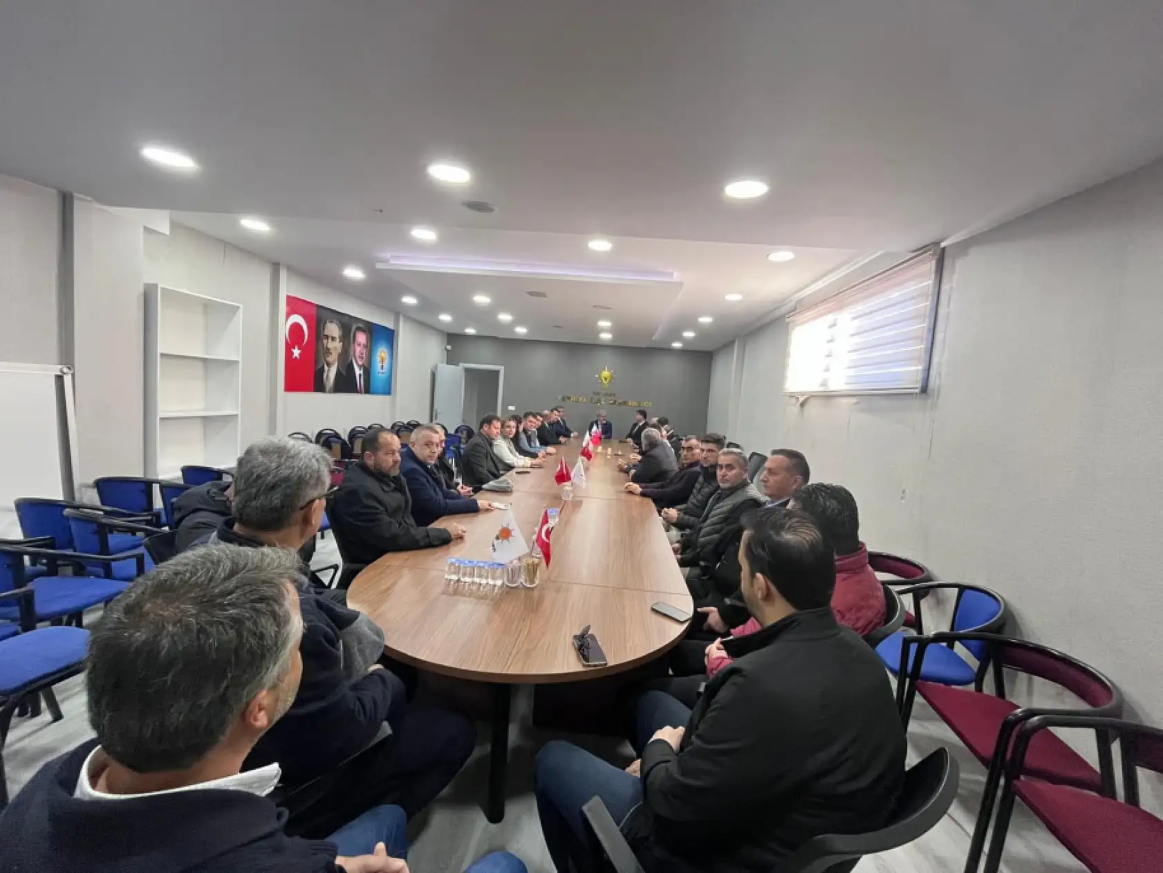 Başkan Karaca'dan AK Parti Fethiye İlçe Başkanı Sarıhan'a hayırlı olsun ziyareti