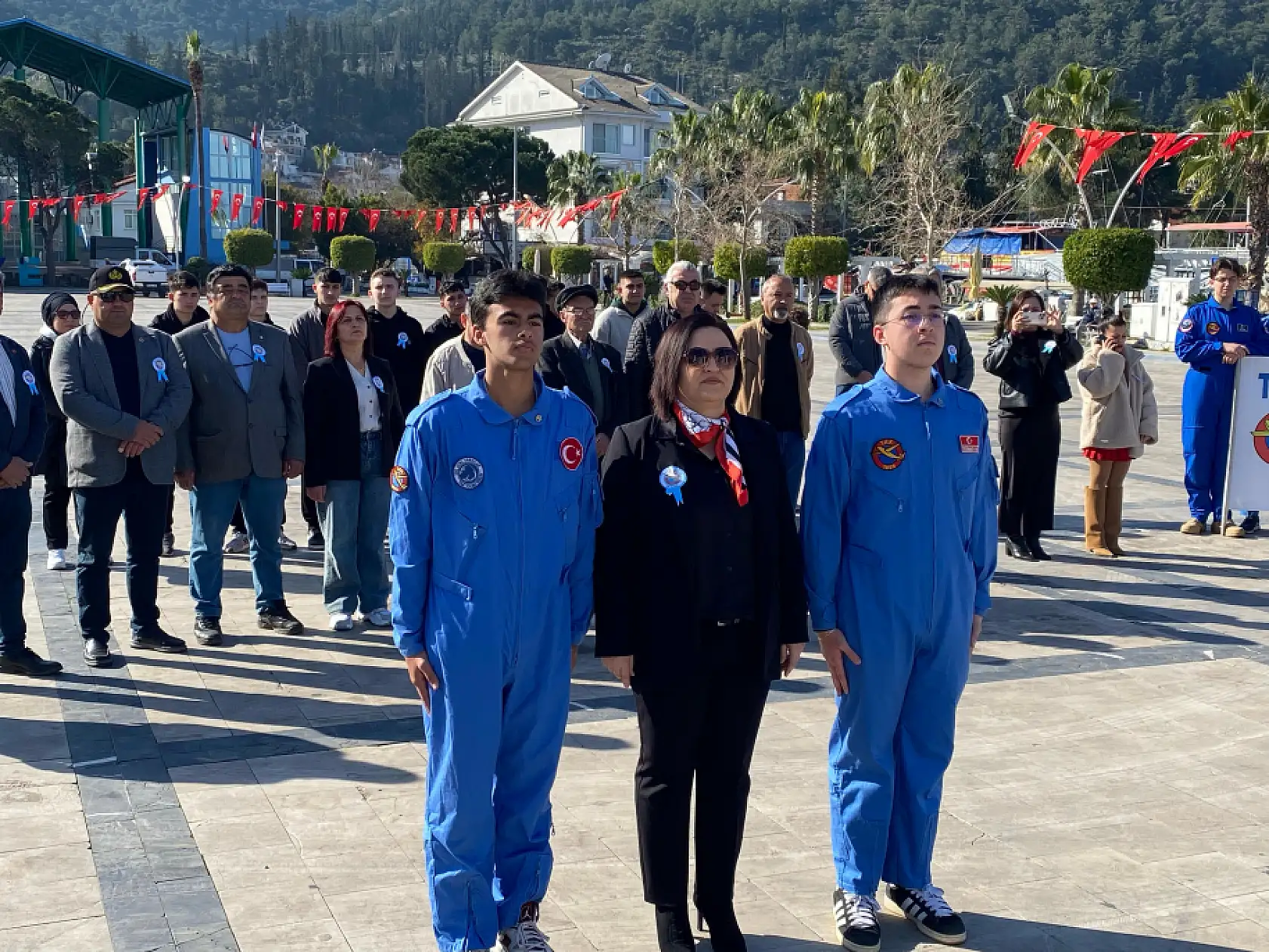 Fethiye'de Türk Hava Kurumu'nun 100. Yılı coşkuyla kutlandı: Gökyüzünde 100 Yıl