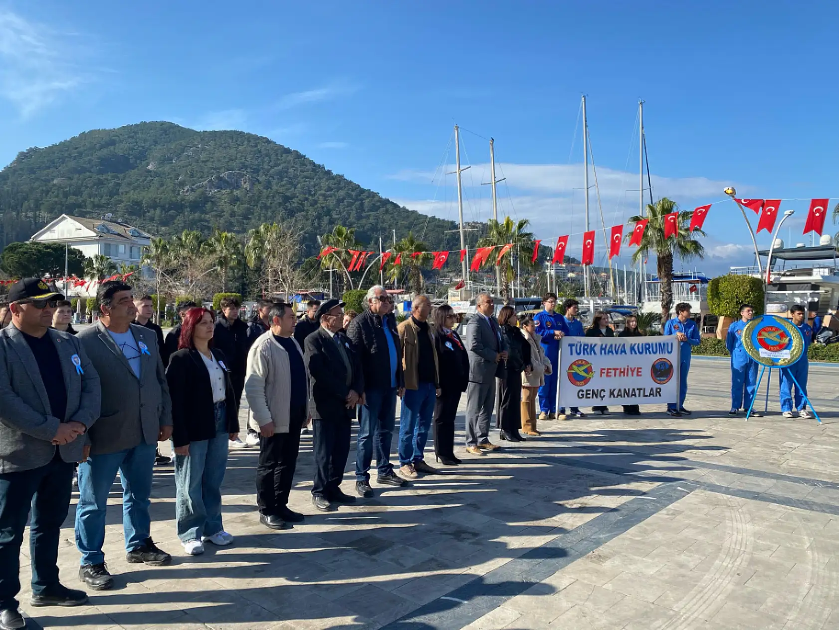 Fethiye'de Türk Hava Kurumu'nun 100. Yılı coşkuyla kutlandı: Gökyüzünde 100 Yıl