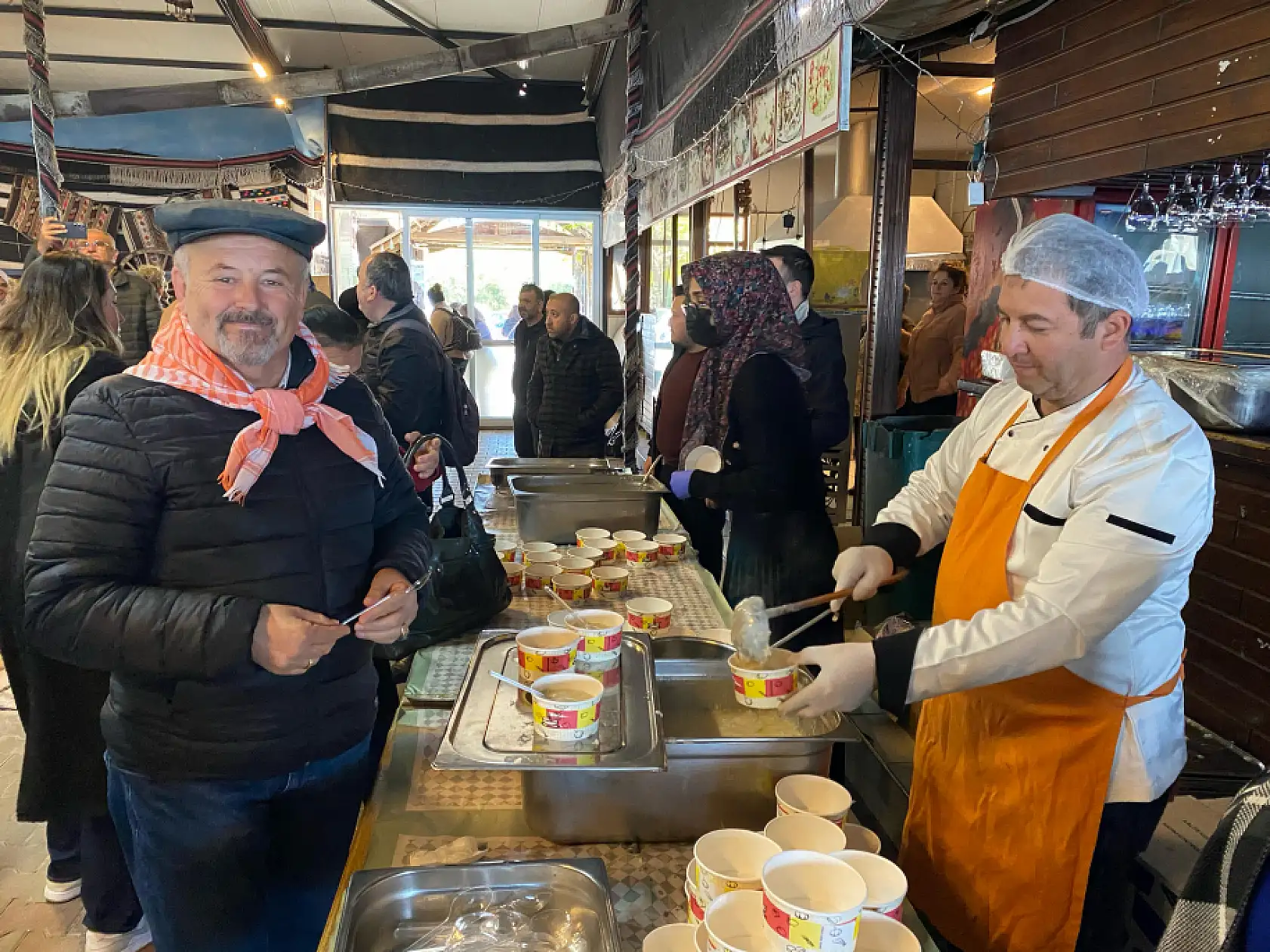 Fethiye'de Yörük Dernekleri Kadınlar Günü'nü keşkekli müzikli eğlenceyle kutladı