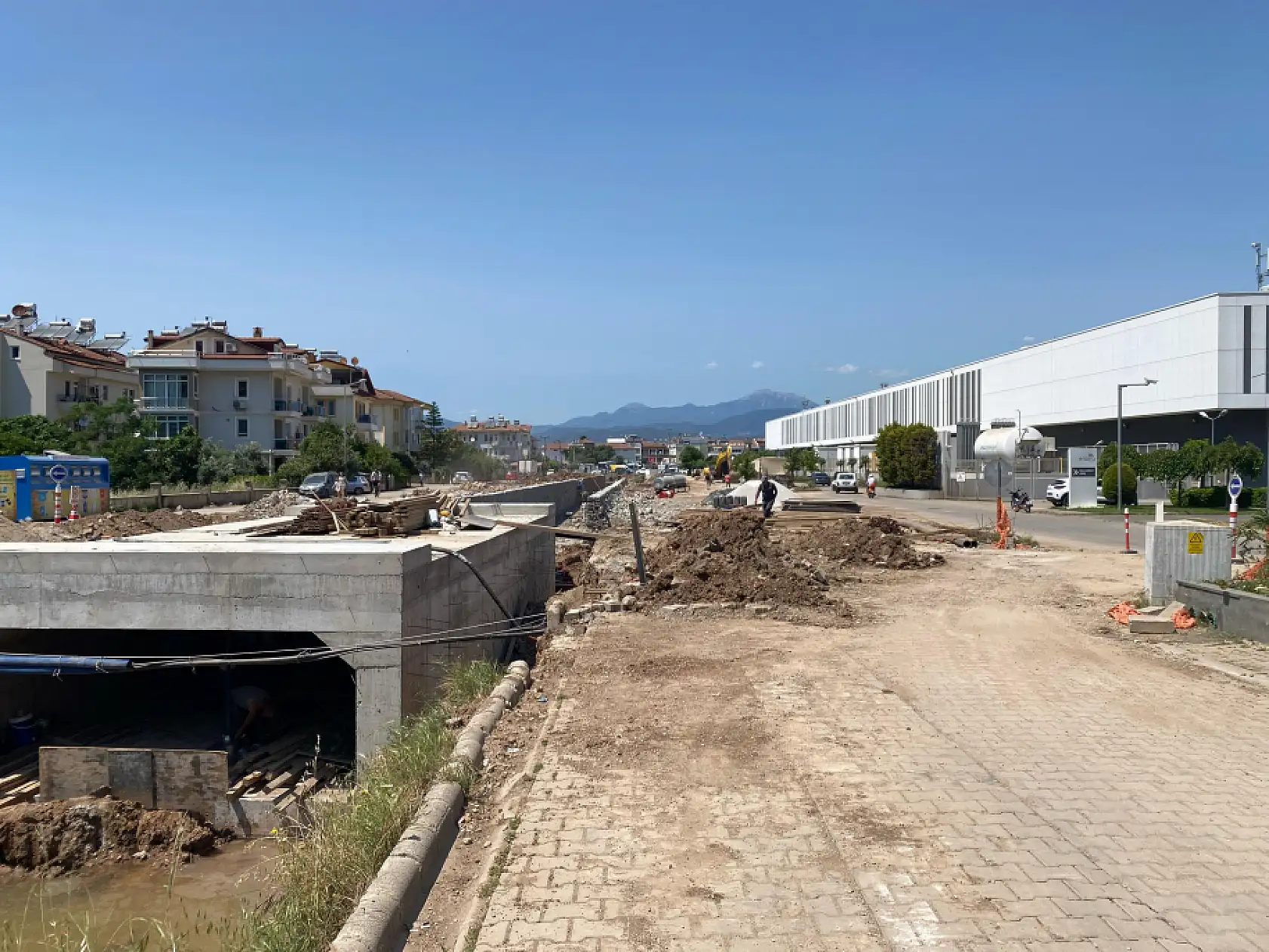 Fethiye'de Toptaş Deresi'nde Islah çalışmaları devam ediyor