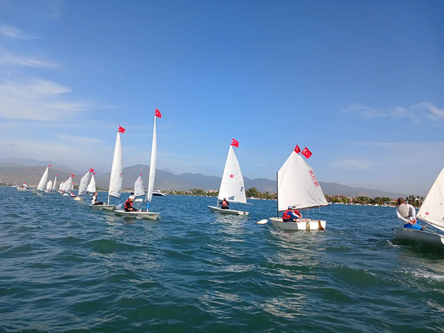 Fethiye'de Yelken Sporuna Yoğun İlgi