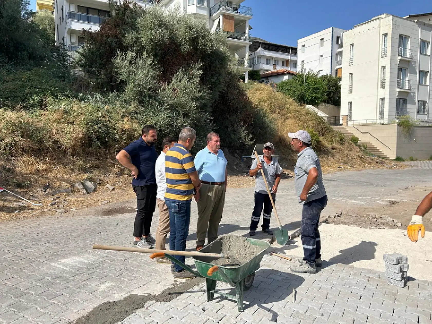 Başkan Fevzi Topuz Milas'taki Altyapı Çalışmalarını Denetledi