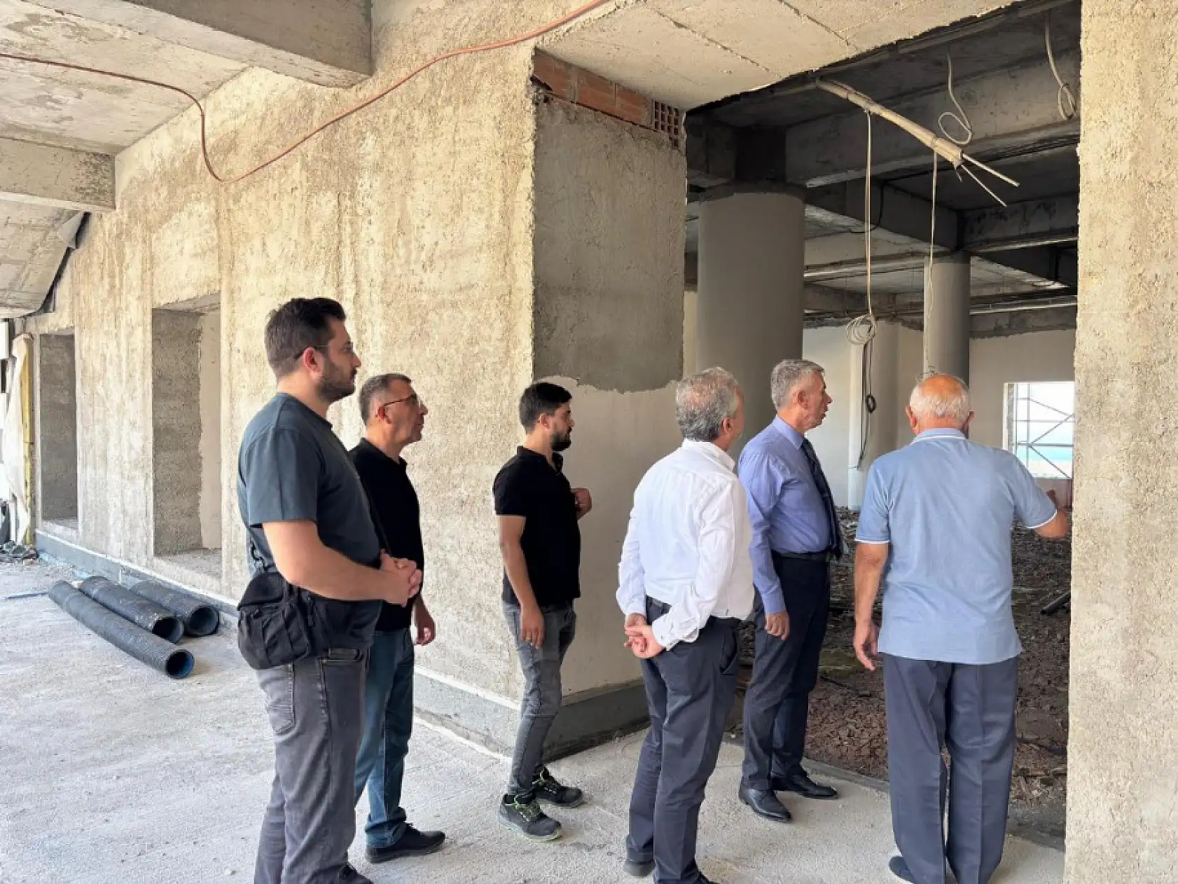 Bodrum Kaymakamı Sırmalı, yeni eğitim alanlarında incelemelerde bulundu