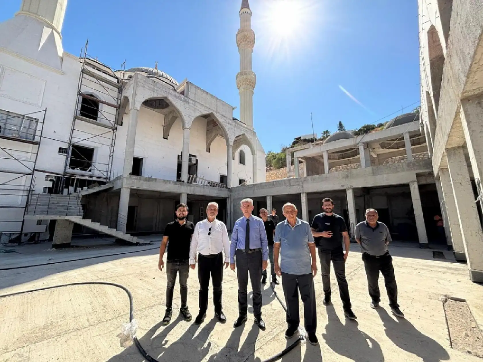 Bodrum Kaymakamı Sırmalı, yeni eğitim alanlarında incelemelerde bulundu