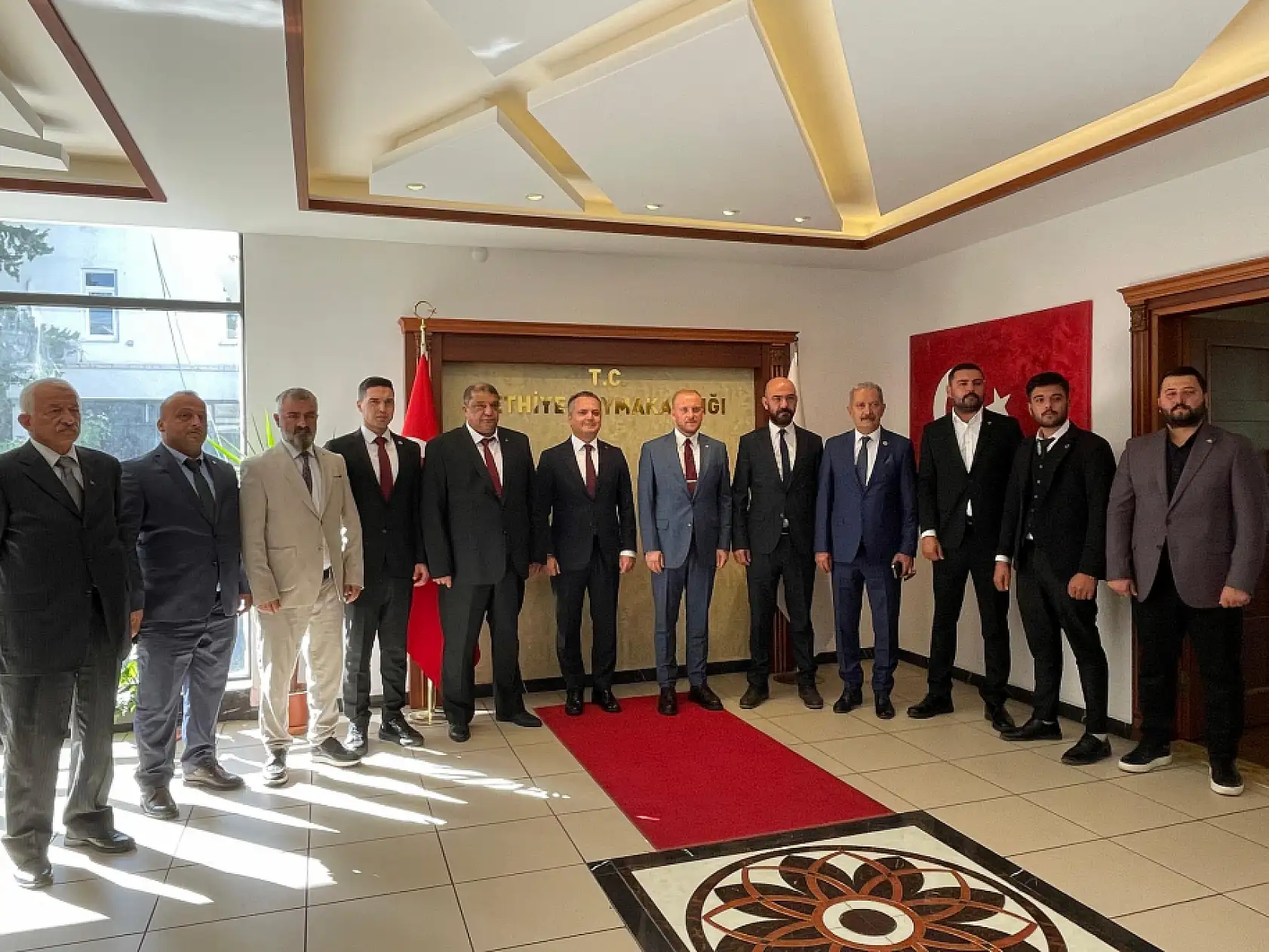 MHP İl Başkanı Demirel, Fethiye Kaymakamı Akkaya'yı Ziyaret Etti