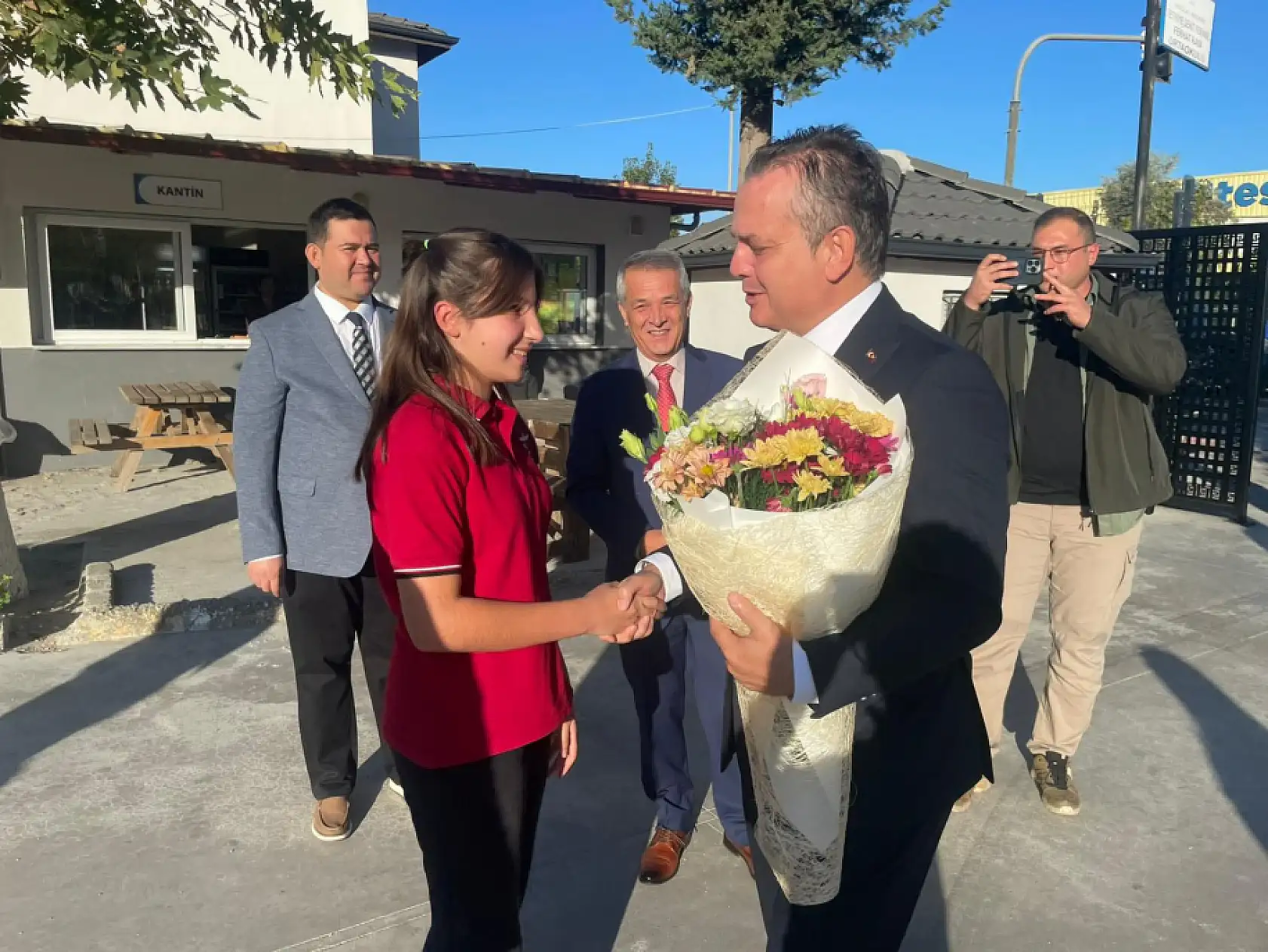 Fethiye Kaymakamı Akkaya, Bayrak Törenine Katıldı