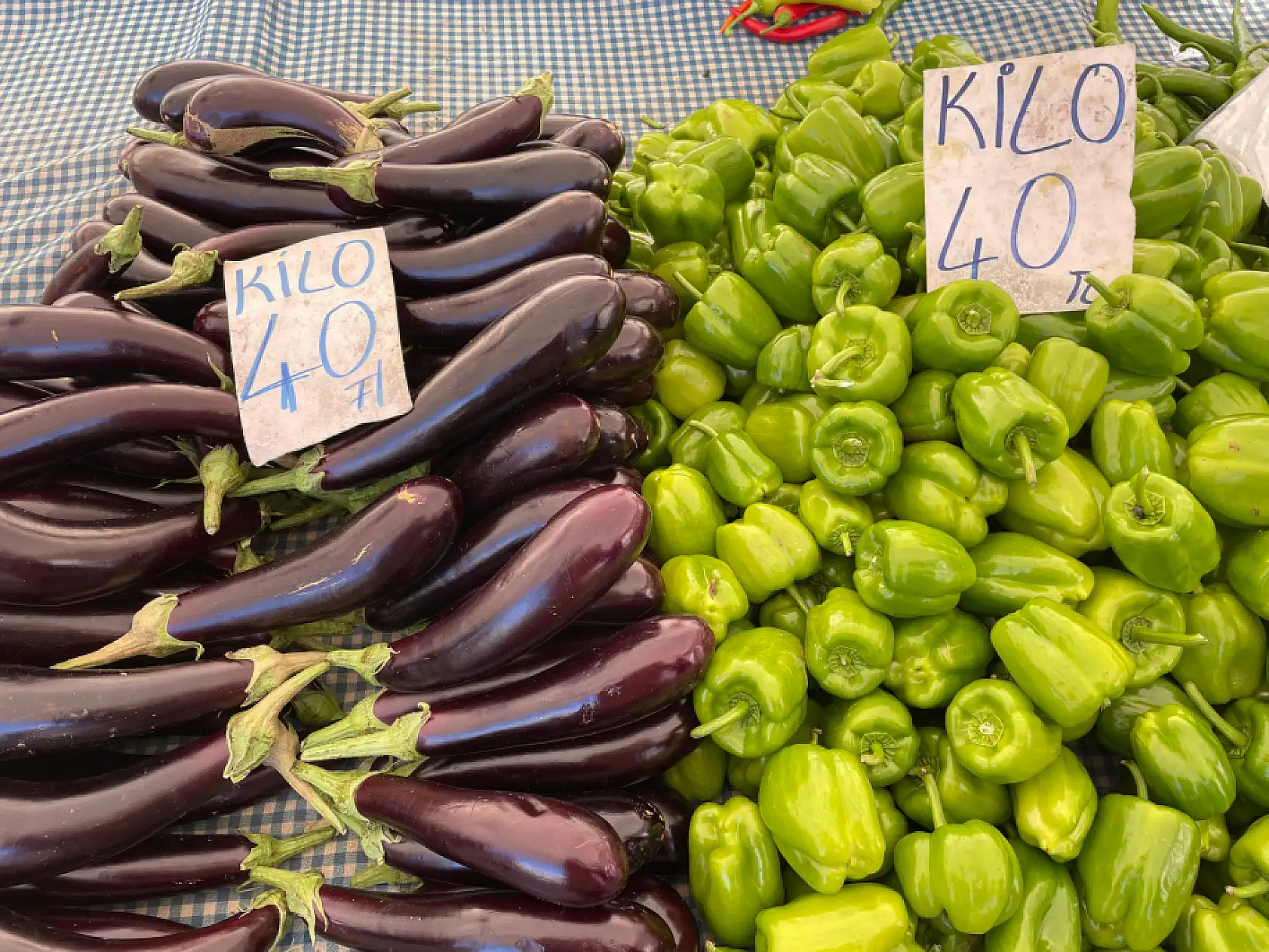 Fethiye Salı Pazarı'nda sebze ve meyve fiyatları