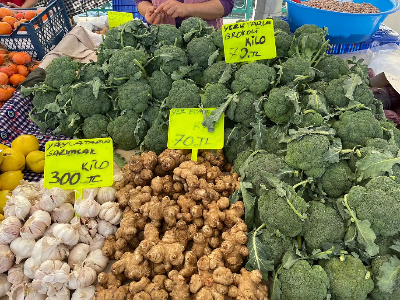 Fethiye Salı Pazarı'nda sebze ve meyve fiyatları