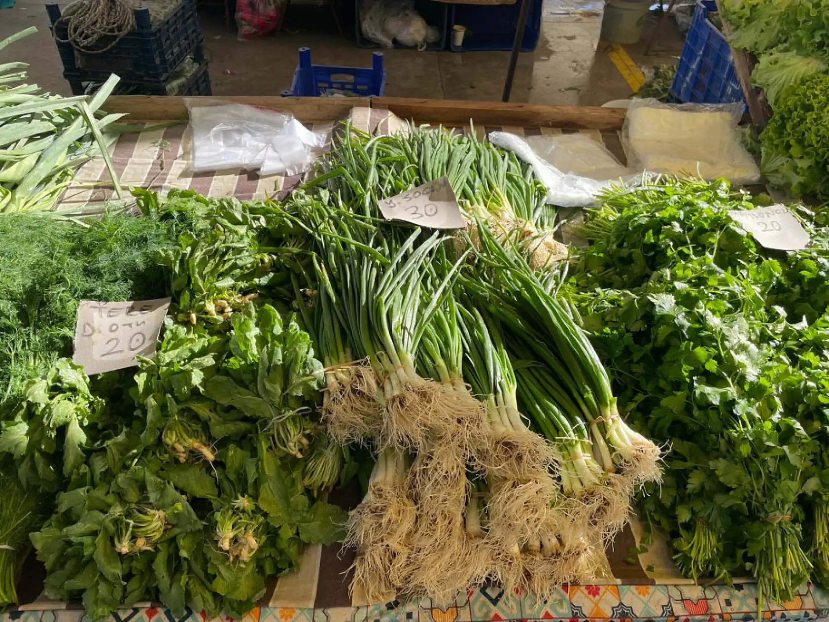 Fethiye'de Patlangıç Perşembe Pazarı'nda güncel fiyatlar