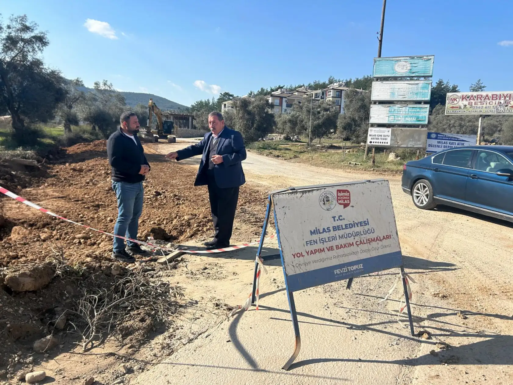 Milas'ta taziye evi ve Hurdacılar Çarşısı'nda çalışmalar hızla devam ediyor