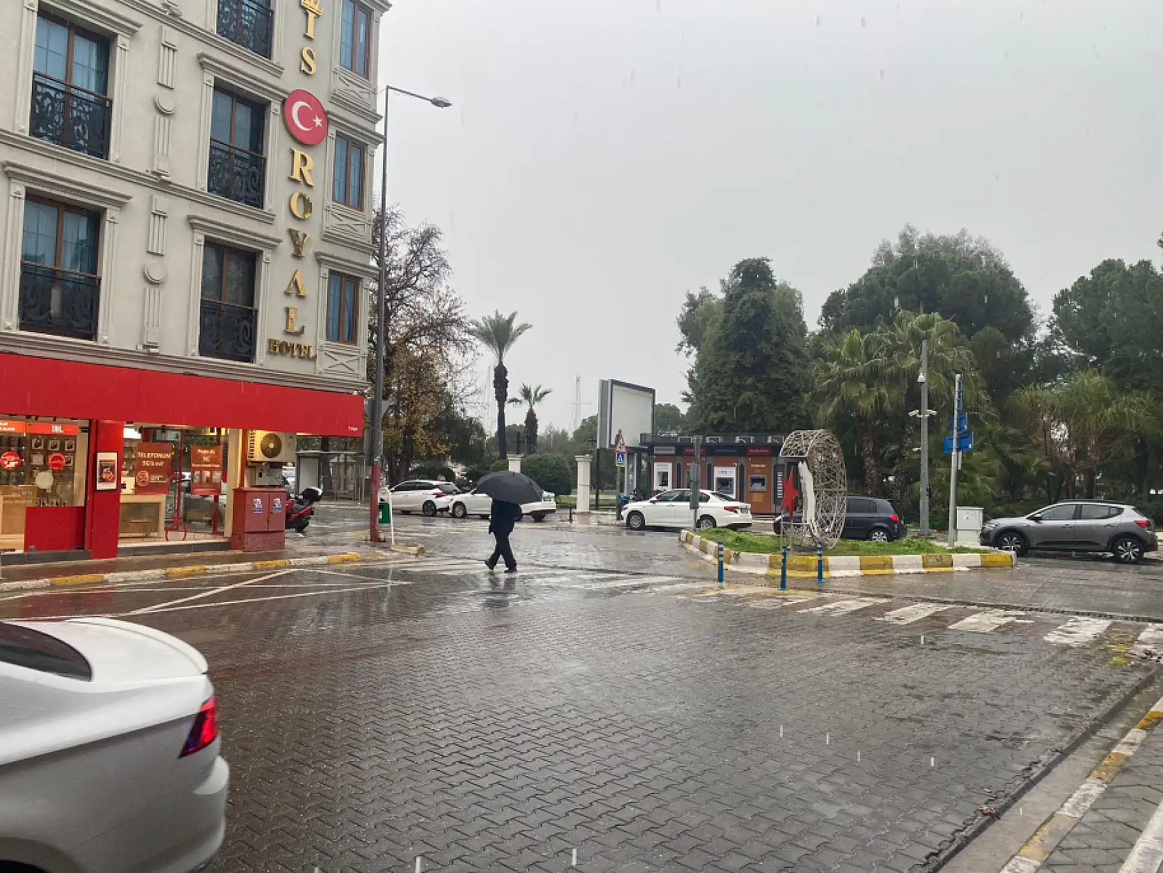 Fethiye sağanak yağışa teslim