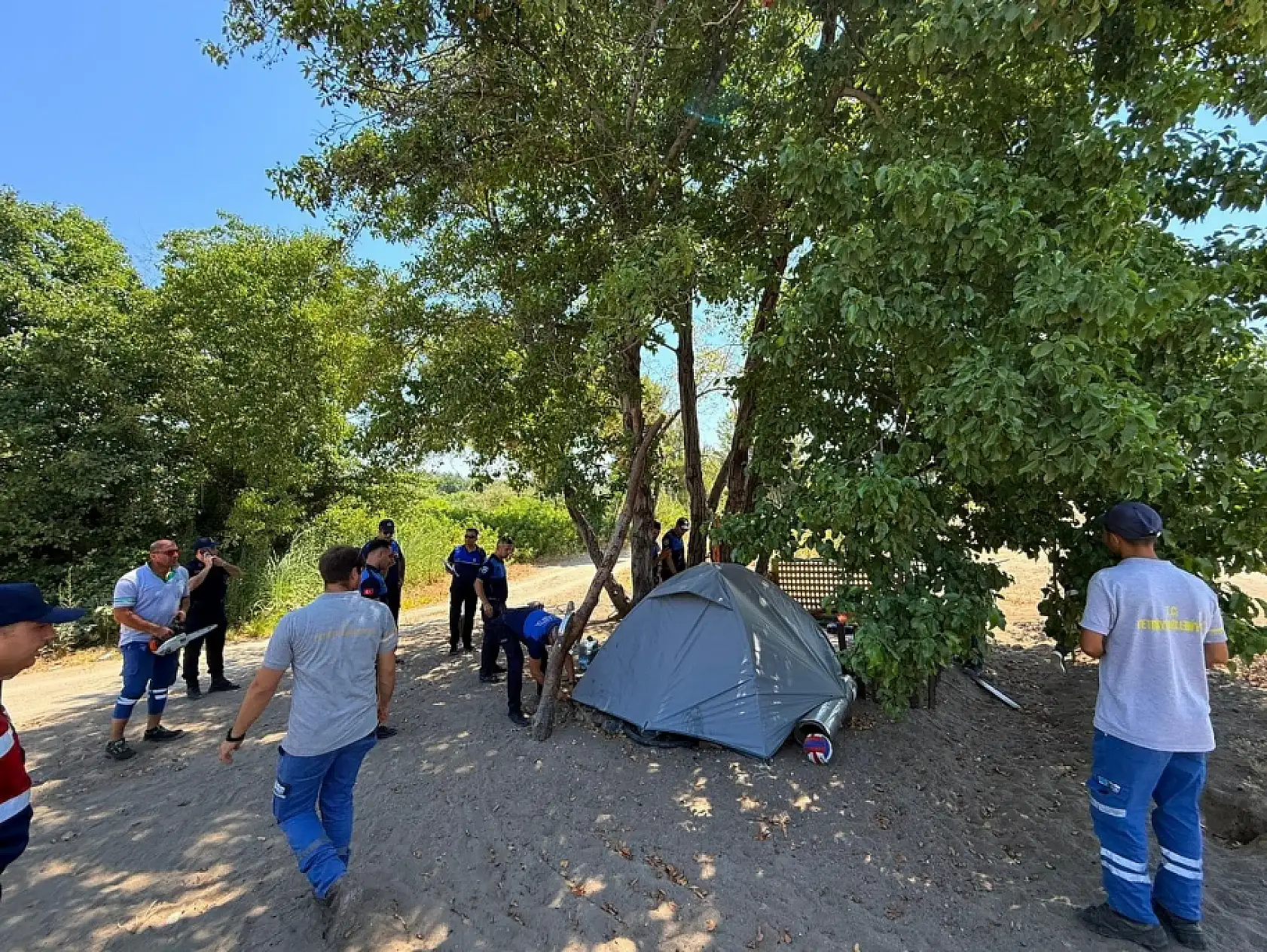Fethiye Belediyesi'nden Ormanlık Alanlarda Çadır Denetimi