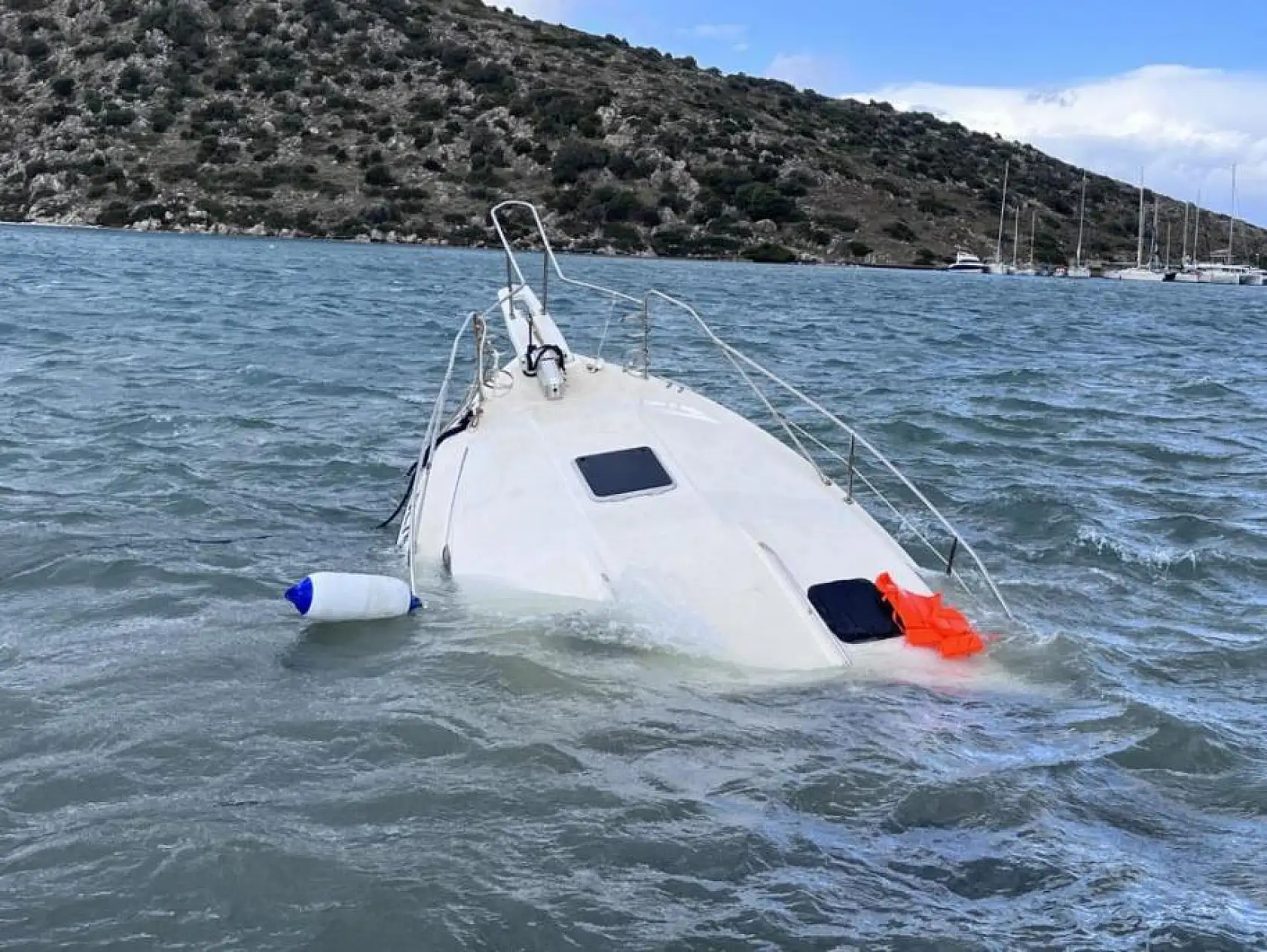Bodrum'da Fırtına Tekneleri Batırdı