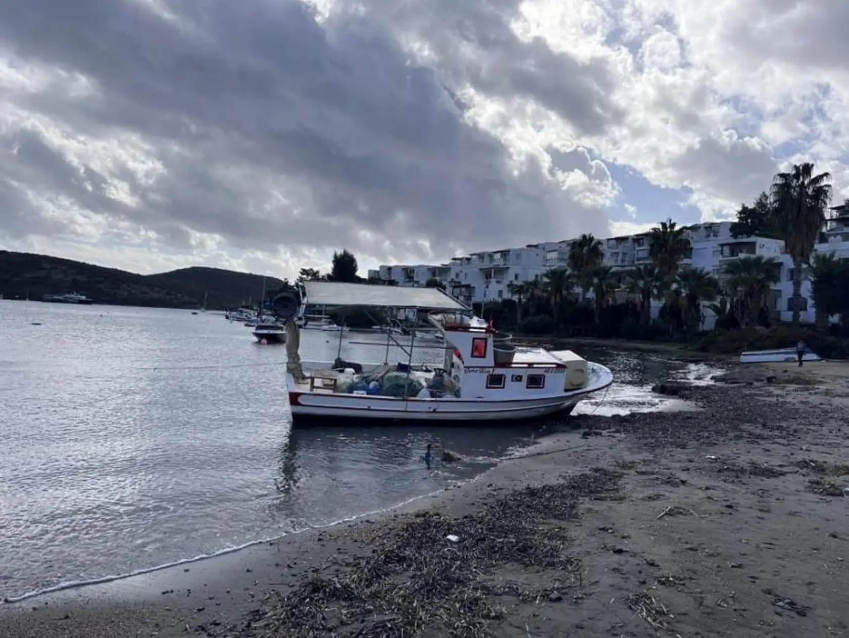 Bodrum'da Fırtına Tekneleri Batırdı