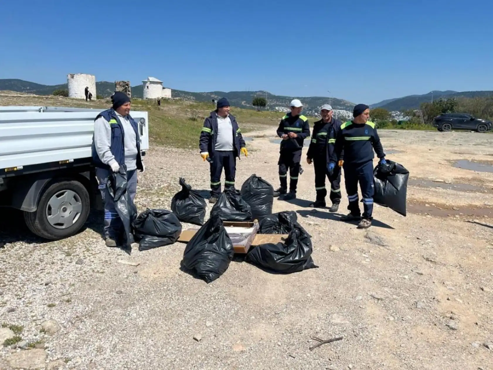 Bodrum Belediyesi ekiplerinden bayram mesaisi