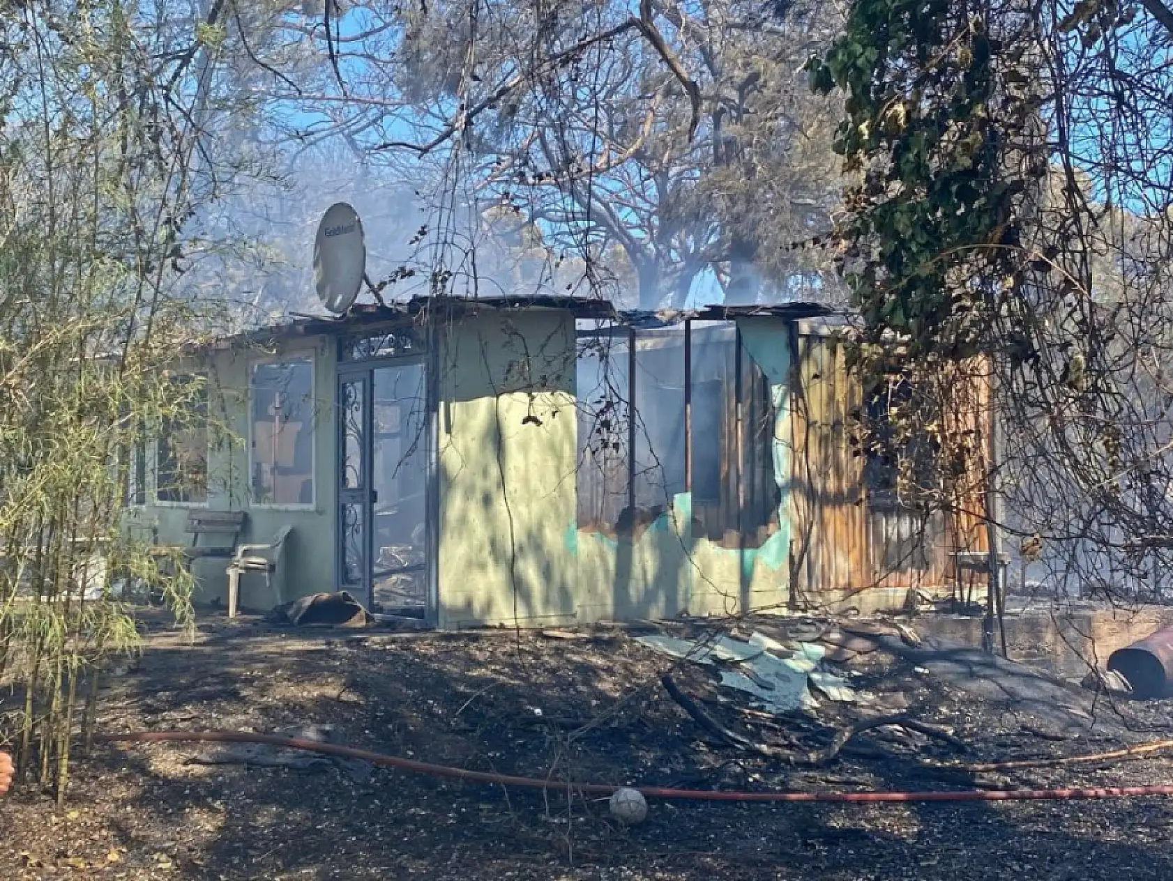 Antalya'daki orman yangınında duygulandıran anlar