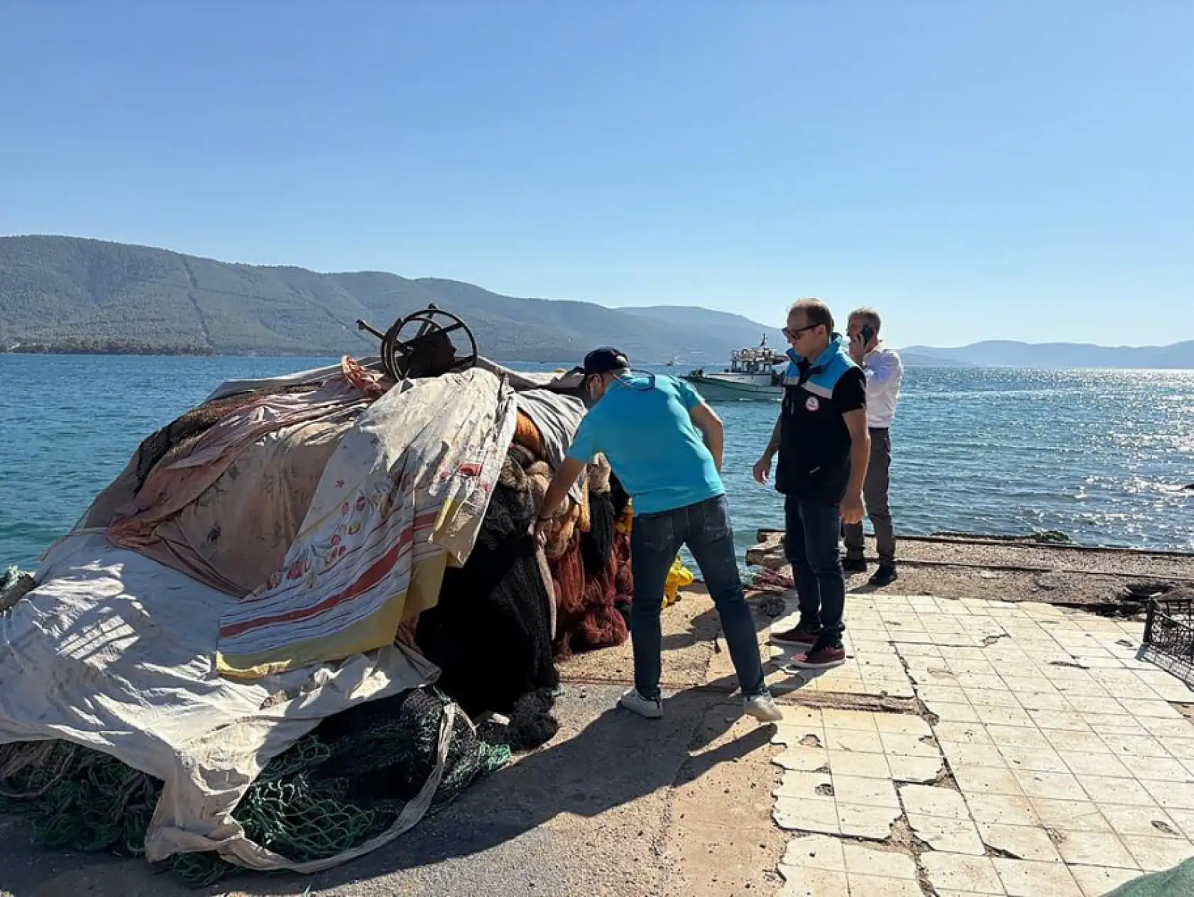 Muğla Güllük Körfezi'nde kaçak avcılık denetimi