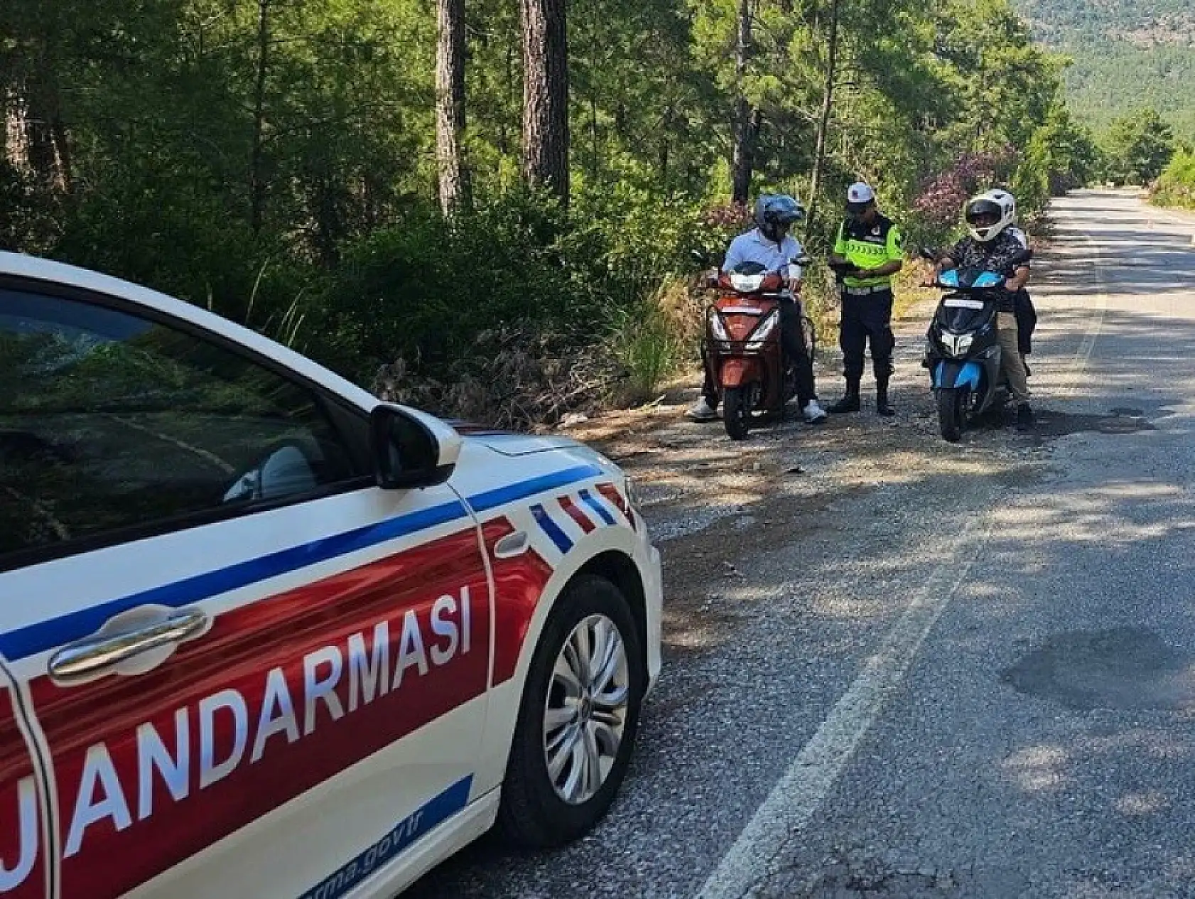Bayram tatilinde Muğla'da 90 motosiklet trafikten men edildi