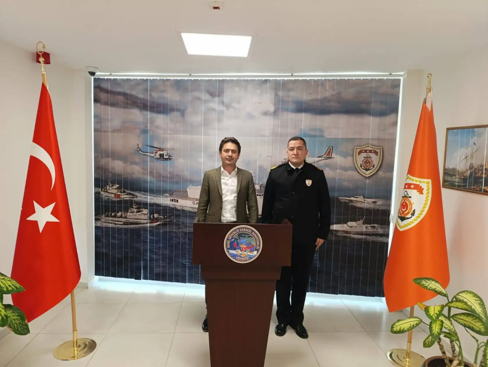 Kaymakam Dilekli'den Fethiye Sahil Güvenlik Karakoluna Ziyaret