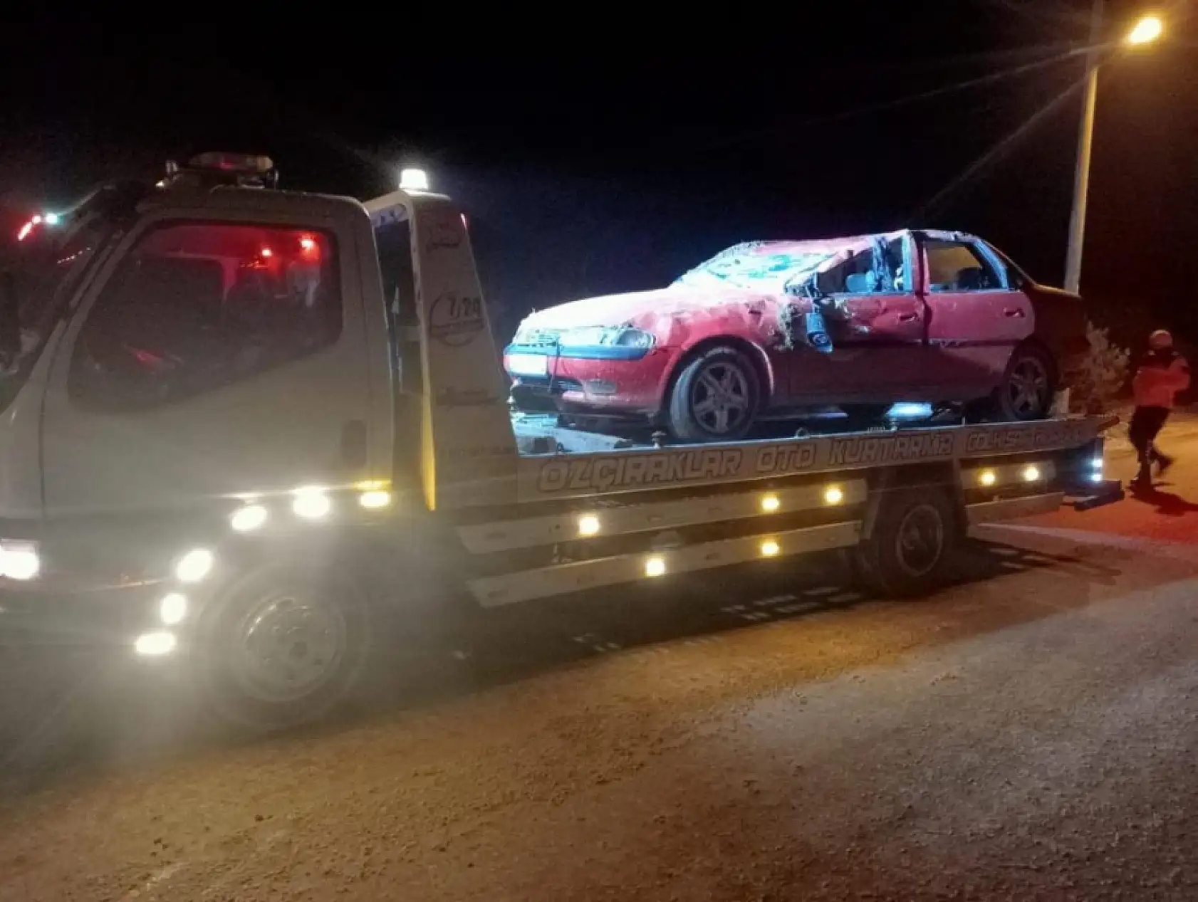 Alkollü sürücünün kullandığı otomobil takla attı: 4 yaralı