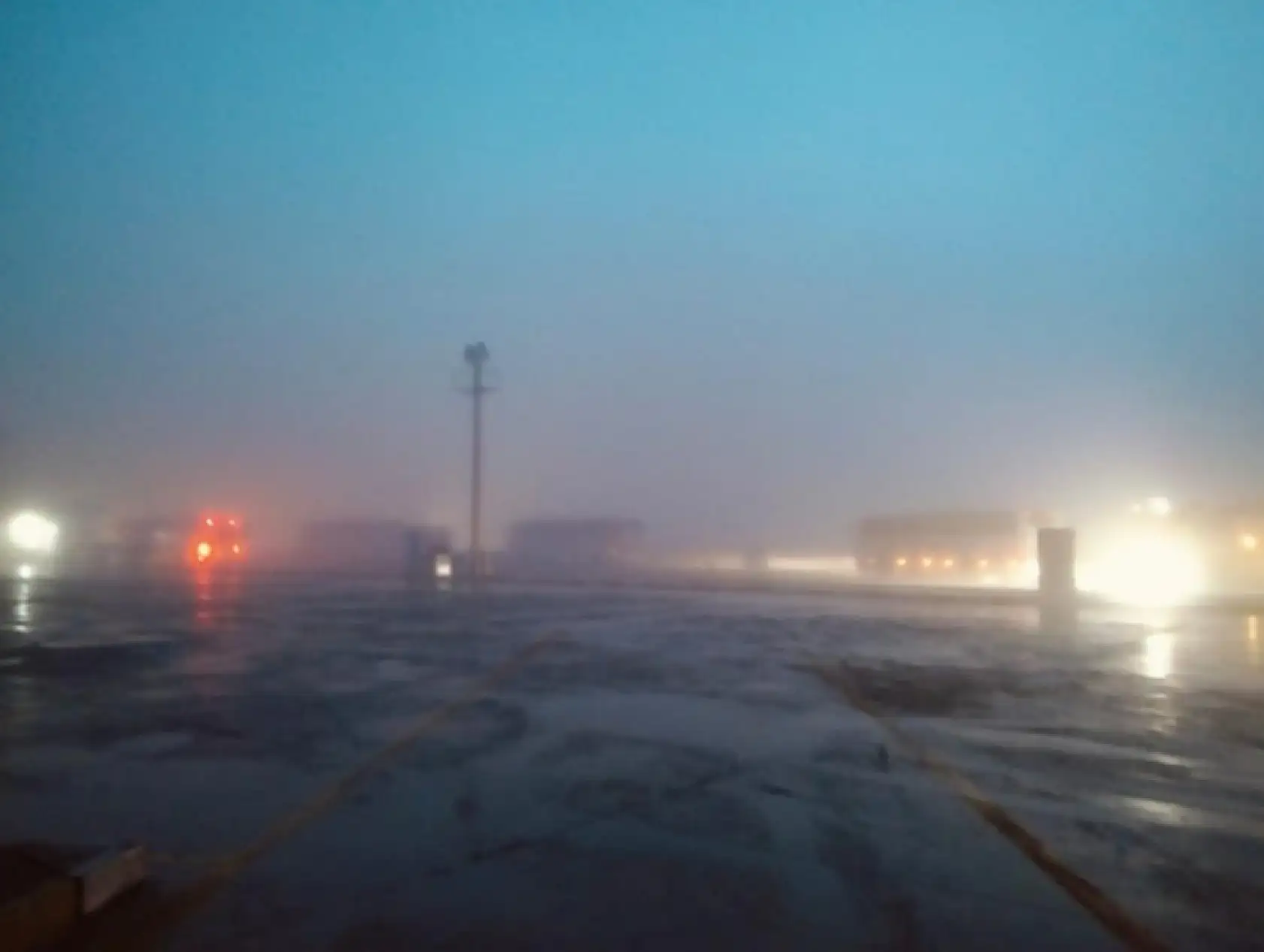 Aydın-Muğla yolunda yoğun sis