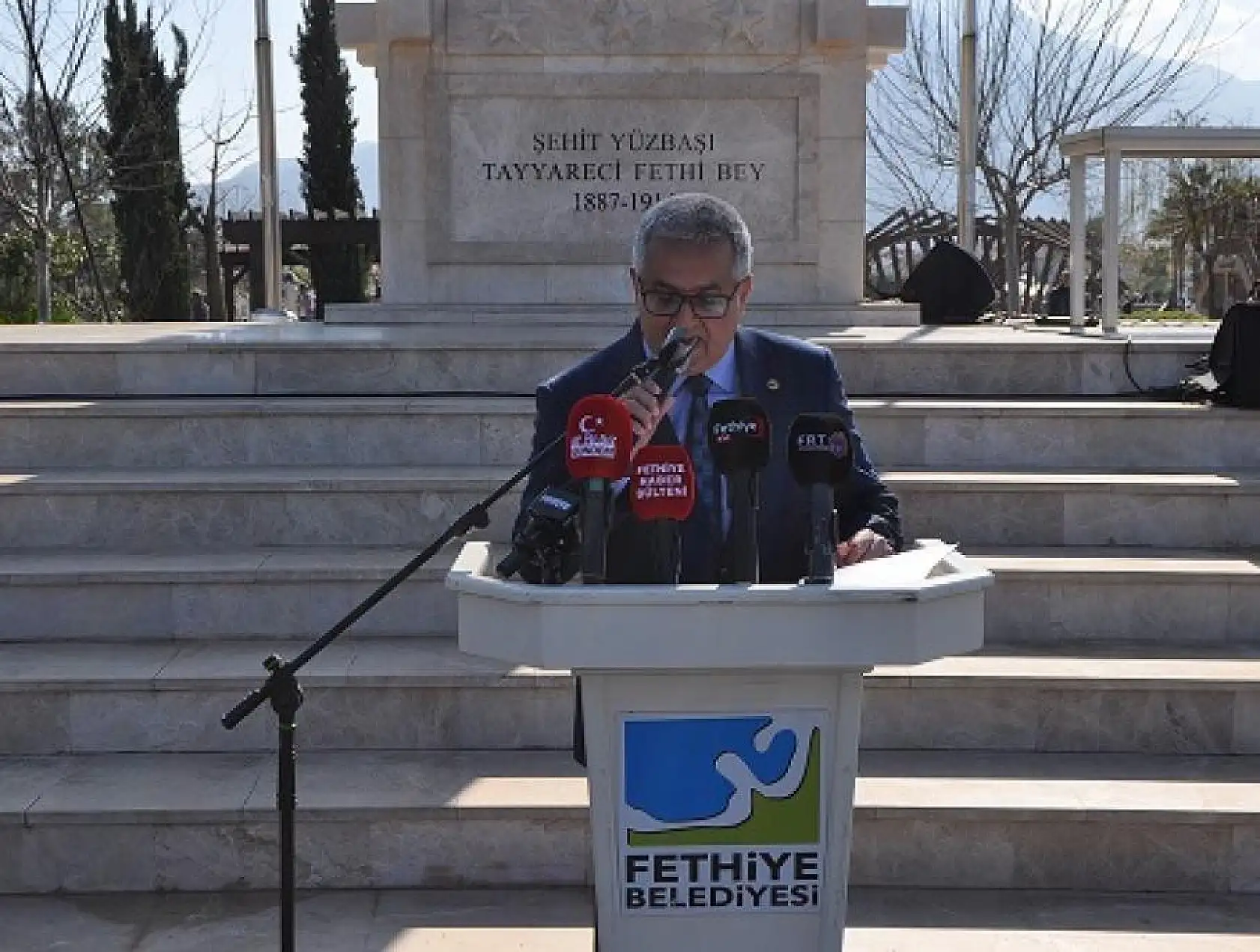 Şehit Fethi Bey vefatının 110. yılında Fethiye'de anıldı