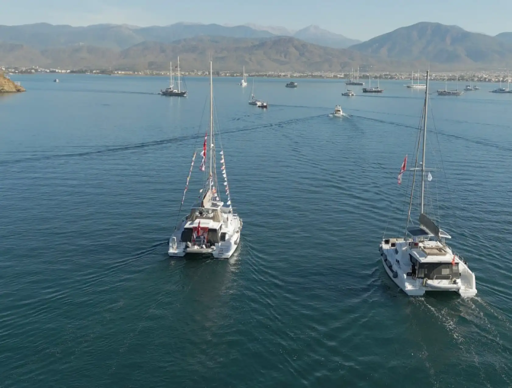 Fethiye Cumhuriyet Yat Rallisi, 15 Teknenin Katılımıyla Start Aldı