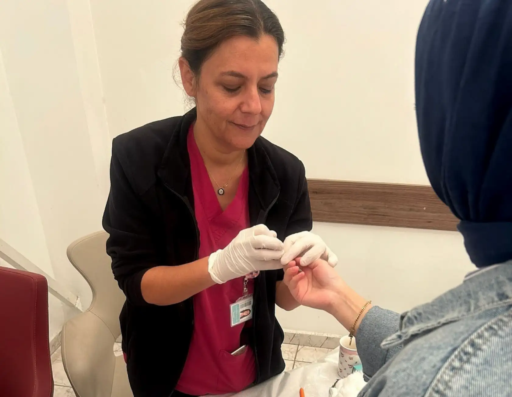 Fethiye'de bin kişinin kan şekeri ölçüldü