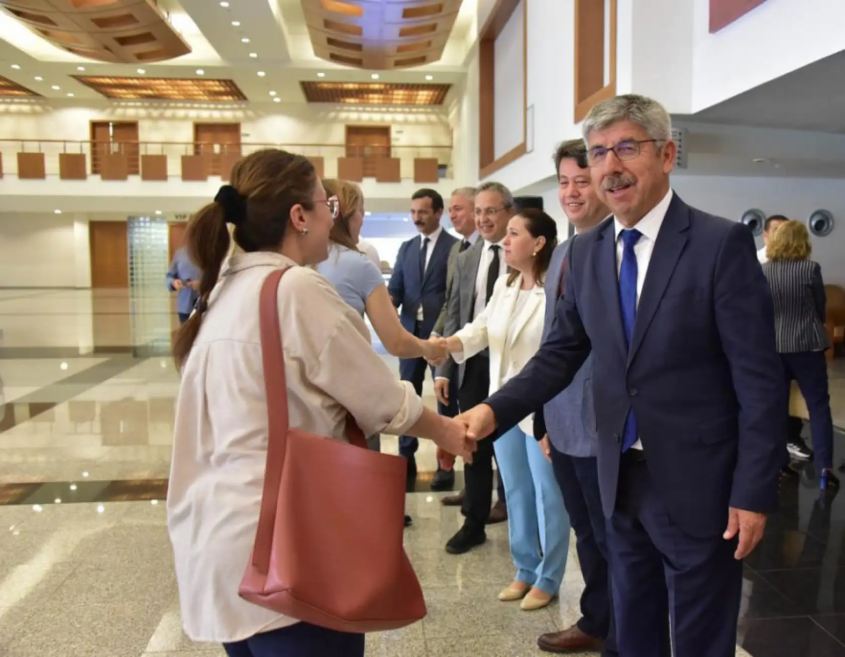 MSKÜ personeli bayramlaşma töreninde buluştu