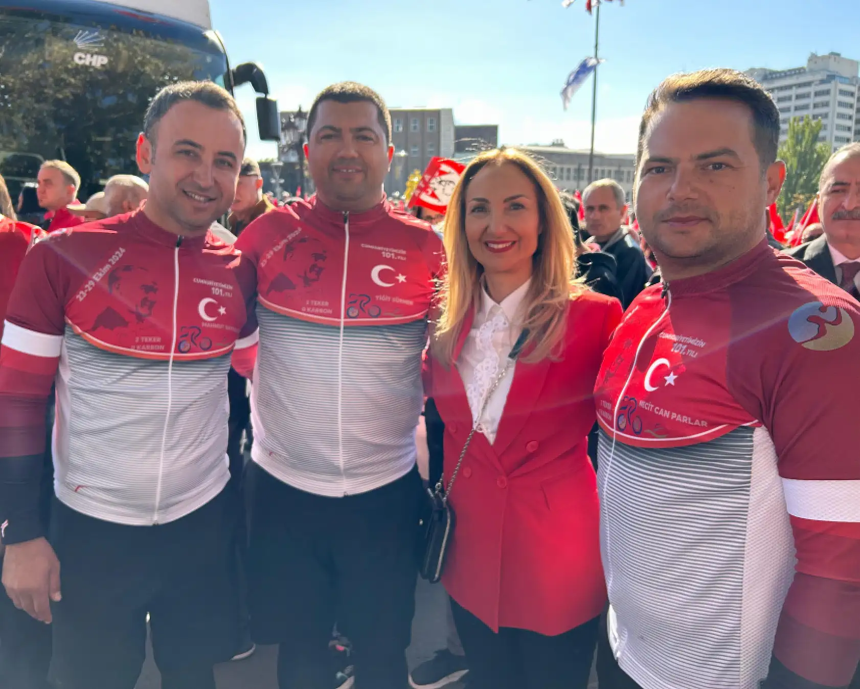 Fethiyeli Cesur Pedallar Ata'mızın Huzurunda