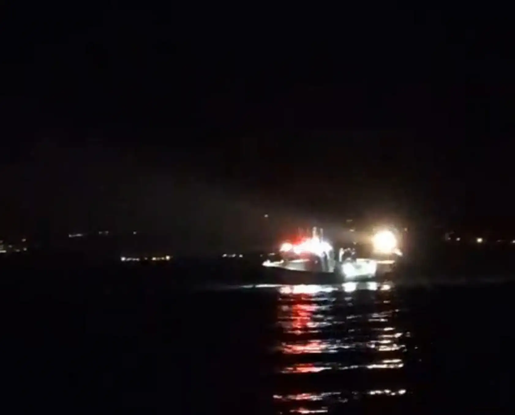 Batan teknede 1 kişi hayatını kaybetti