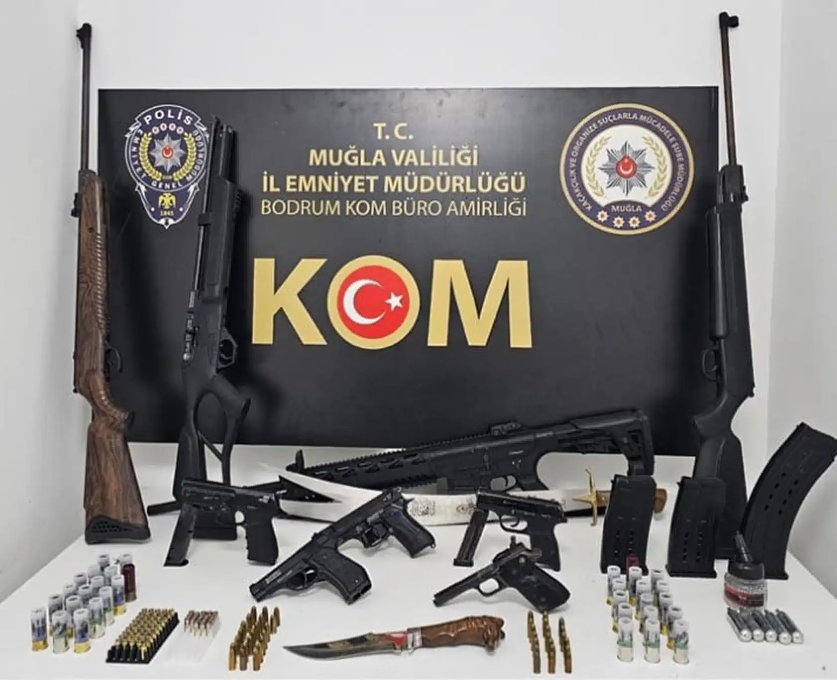 Muğla'nın 7 ilçesinde silah operasyonu: 4 tutuklama