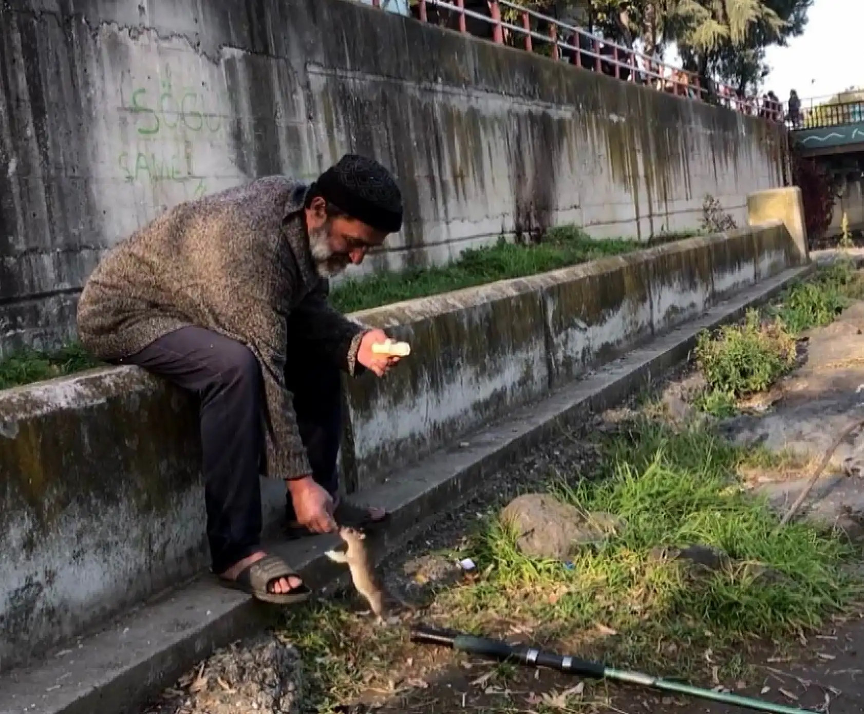 Farelerle dostluğu ile bilinen adam, otobüs durağında ölü bulundu