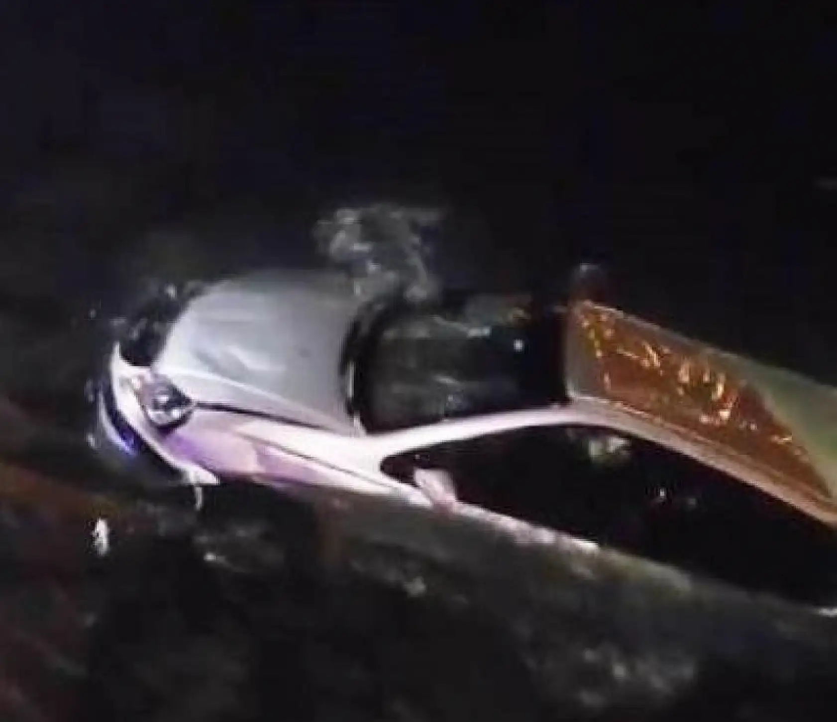 Vitesleri karıştırdı, otomobili denize düşürdü