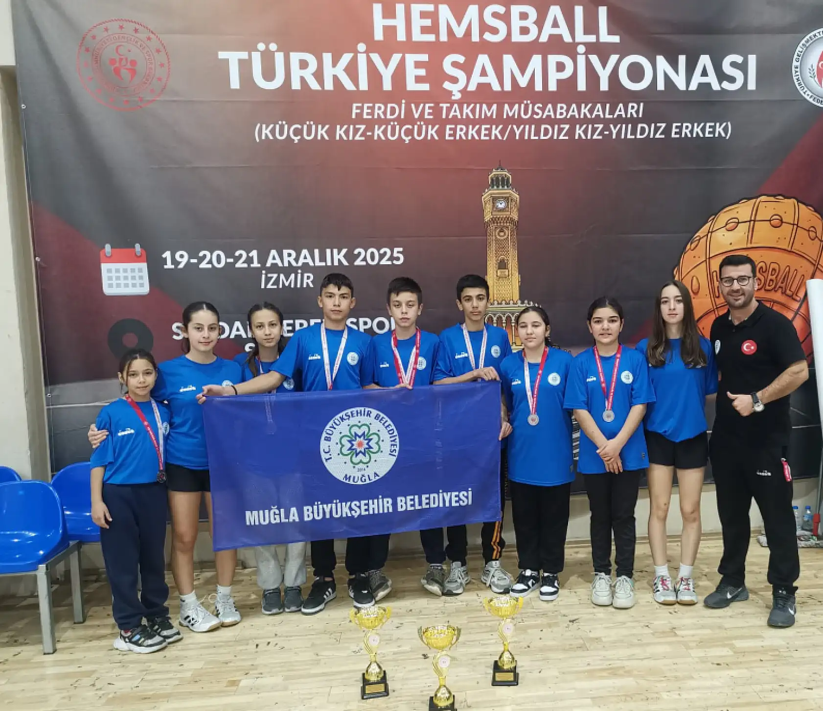 Muğla Büyükşehir Sporcularından Hemsball'da 4 Gümüş Madalya