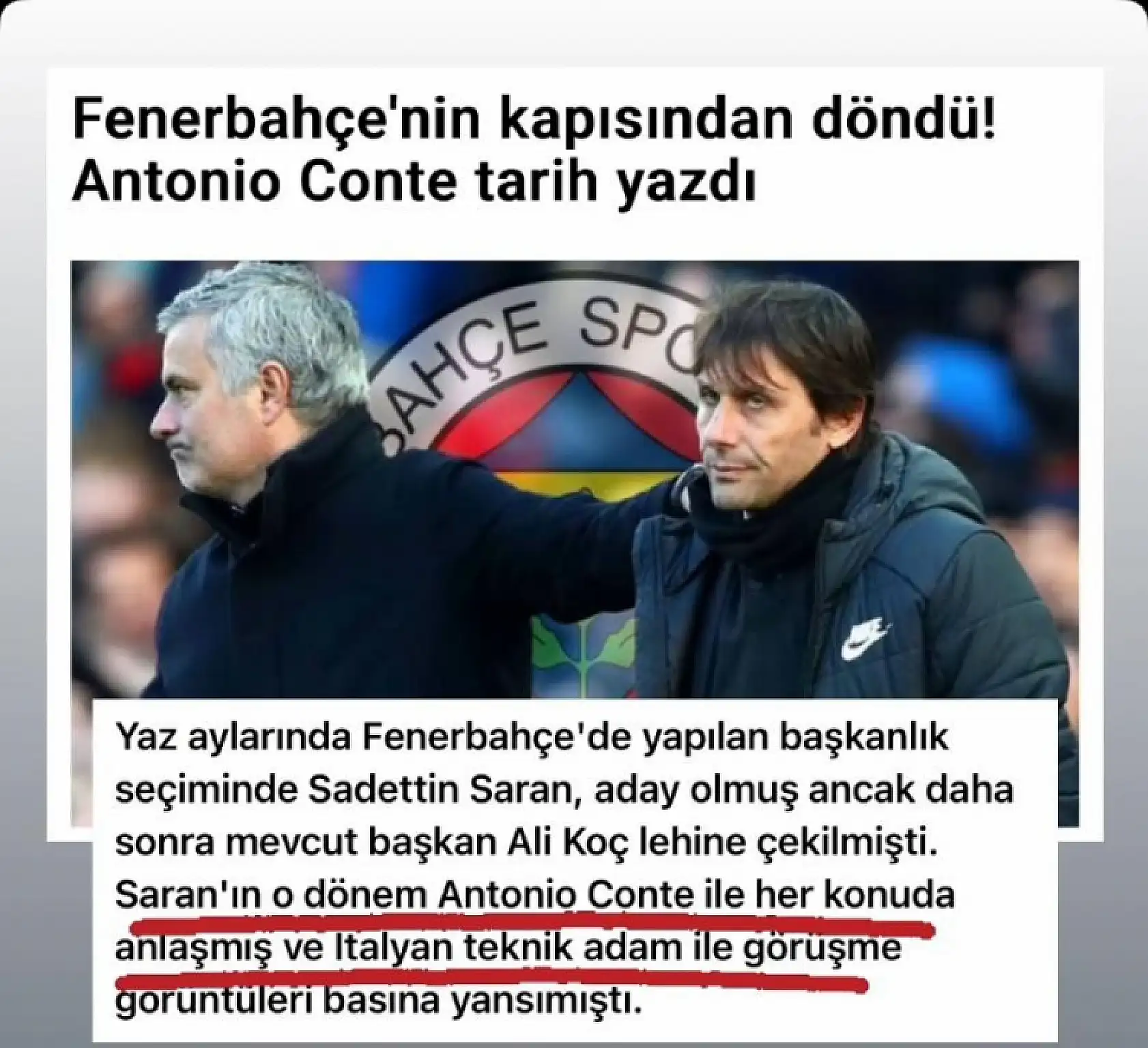 Ercan Torunoğulları'ndan gündem yaratan Fenerbahçe paylaşımı